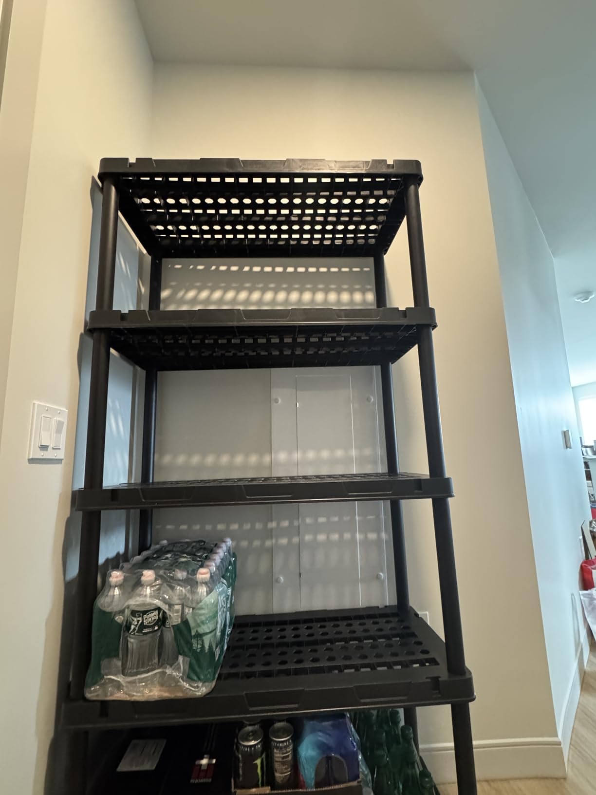 Plastic Storage Shelves, Sturdy Shelving Unit and Storage 264 LBS customer photo 2
