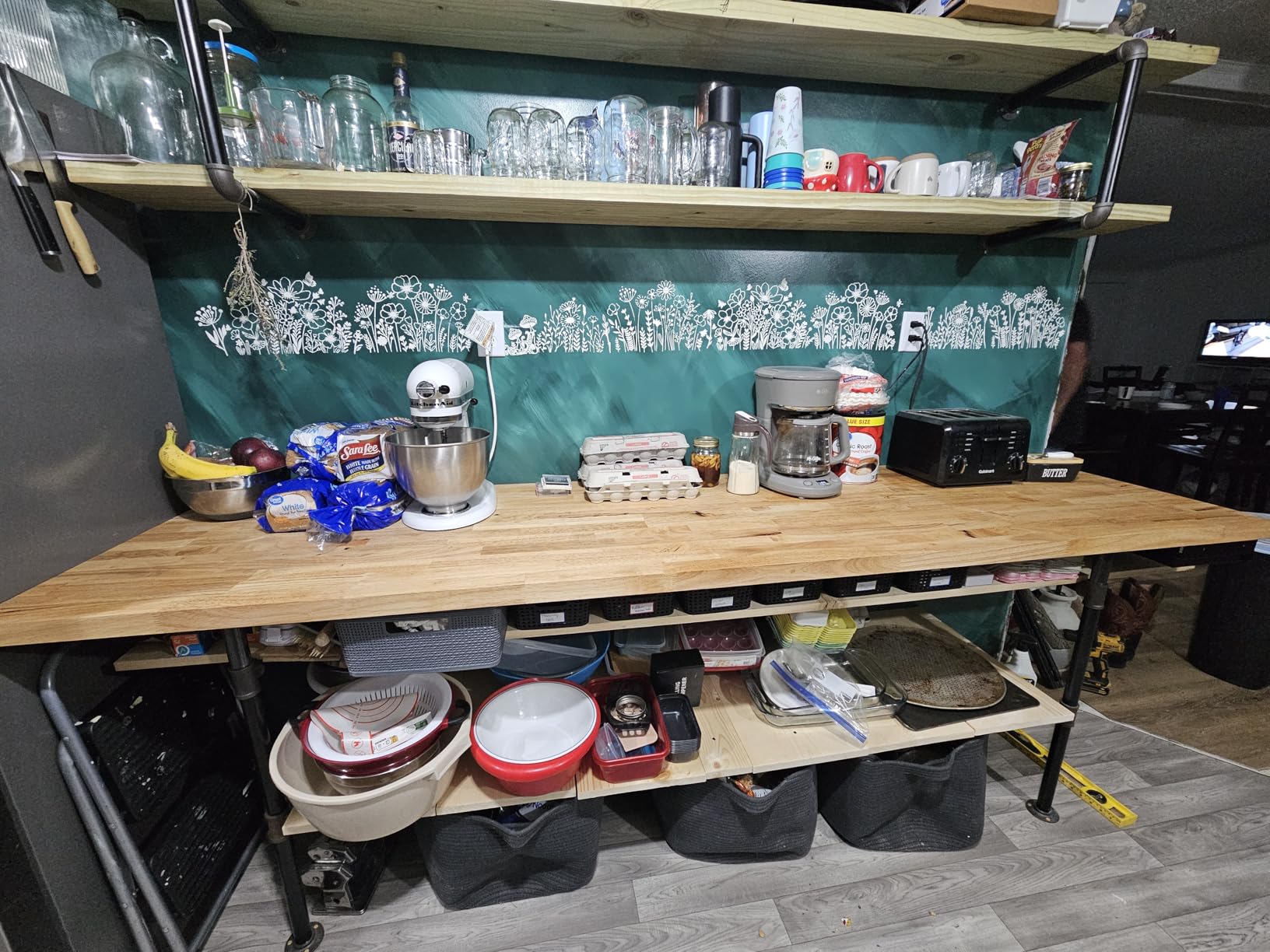 Solid Wood Butcher Block Countertop - 3FT Unfinished Birch Slab Counter Top Wooden Table Top for DIY Kitchen Island, Workbench, Washer Dryer, Coffee Bar Table 3ft, 25