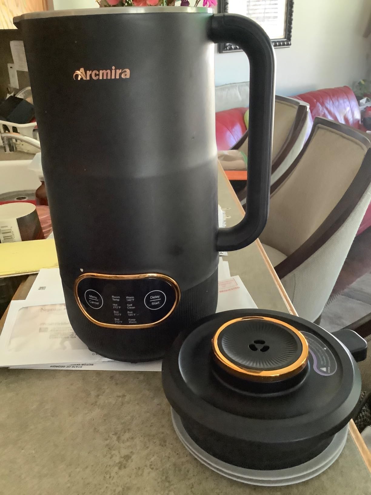 Arcmira 8 in 1 Nut Milk Maker Machine, 35oz Soy Milk Maker with 8 Blades customer photo 1