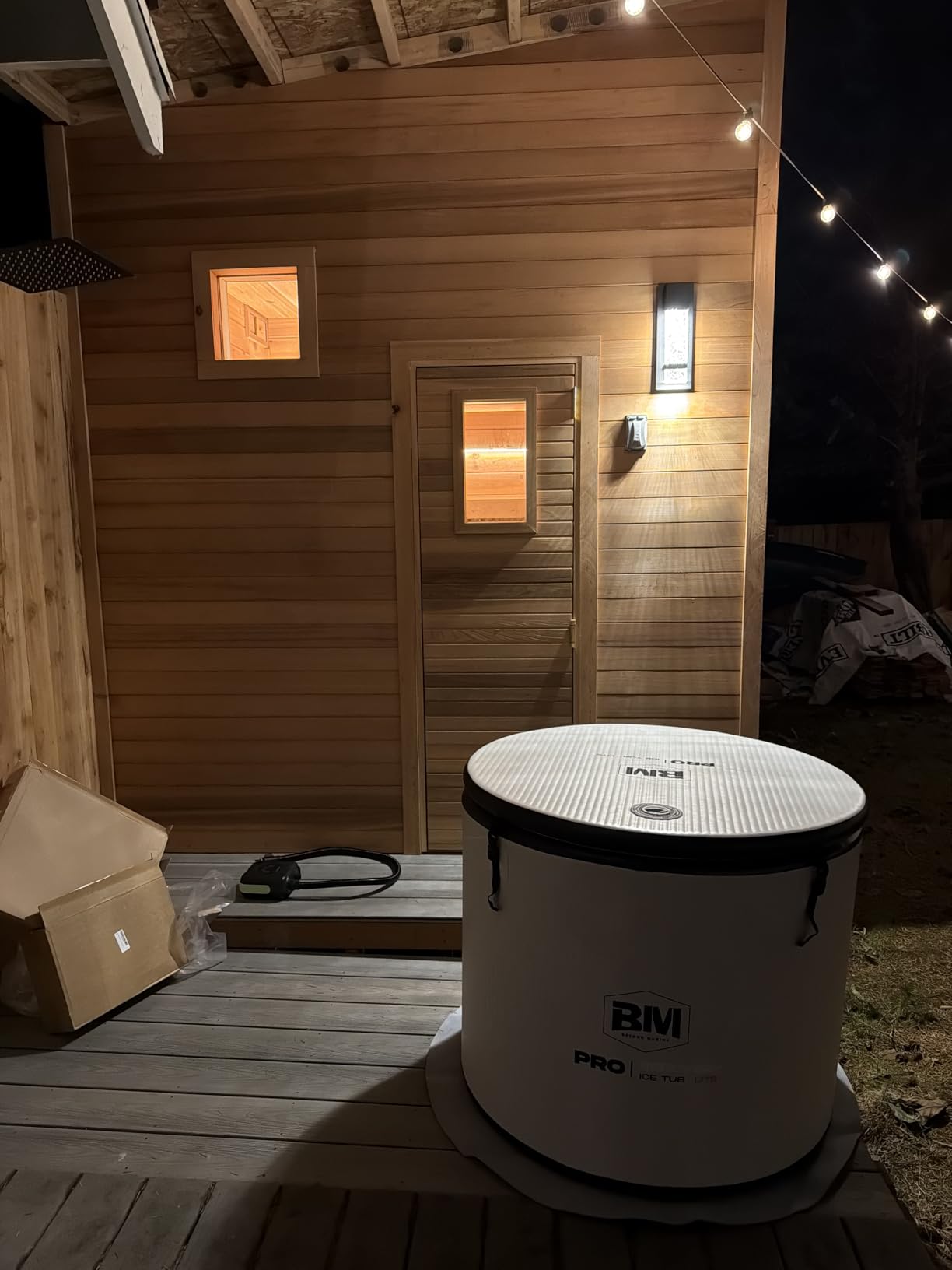 Slanted-Edge Cold Plunge Tub with 1 HP Chiller, Hot & Cold Modes customer photo 1