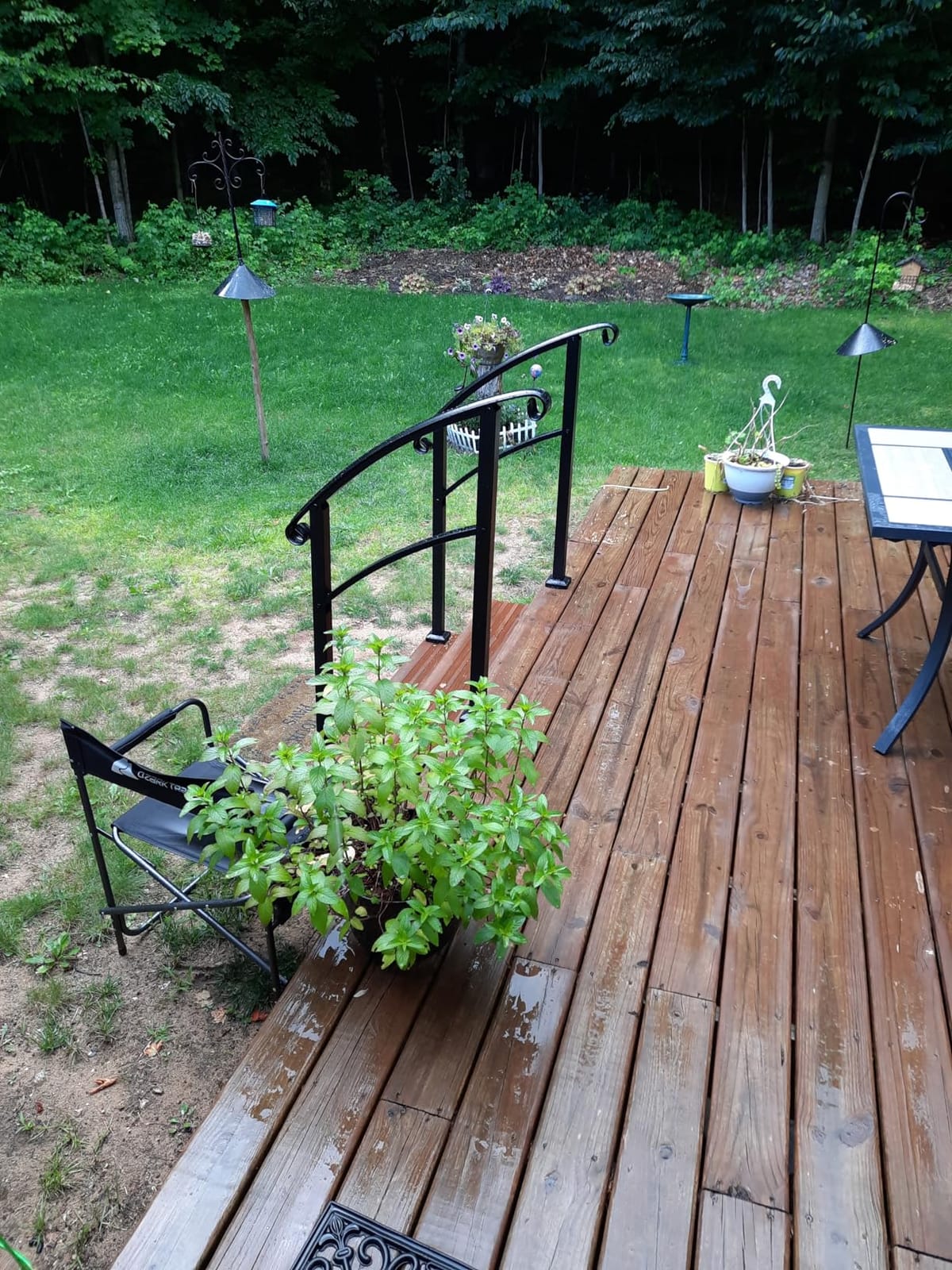 36 in x 4 Ft Modular Black Stainless Steel Deck Railing Kit customer photo 2