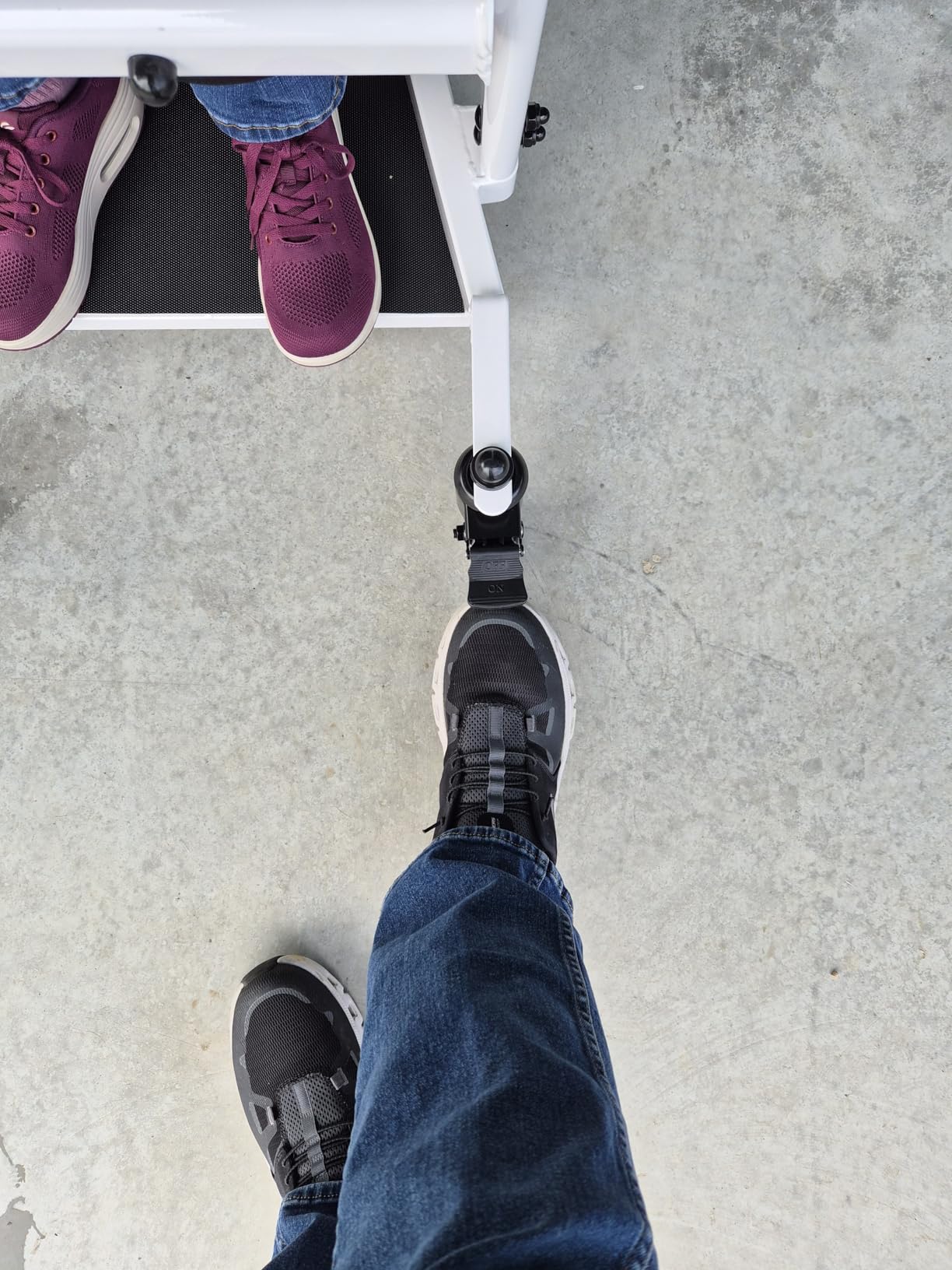 VOCIC Sit to Stand Lift, Patient Lift Chair Transport Unit with Wheels customer photo 2