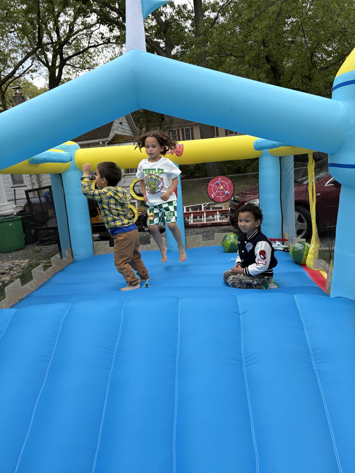 Bounce House, 6-in-1 Play Mode Inflatable Bounce House for Kids customer photo 2