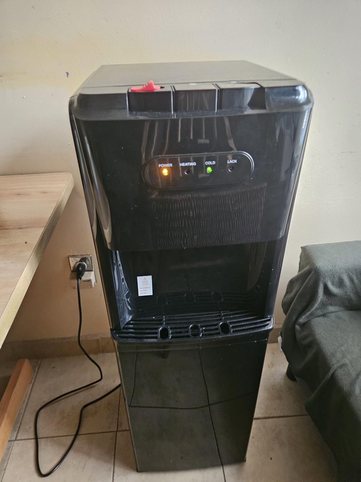 Manastin Bottom Loading Water Cooler Dispenser, Matte Black customer photo 1