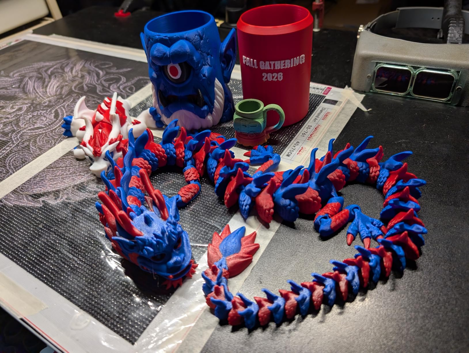 FLASHFORGE Creator 5 Pro 4-Toolhead 3D Printer, Industrial Multi-Material & Color Printing, 65°C Active Heated Chamber, Near-Zero Waste System, CoreXY 600mm/s Printing customer photo 1