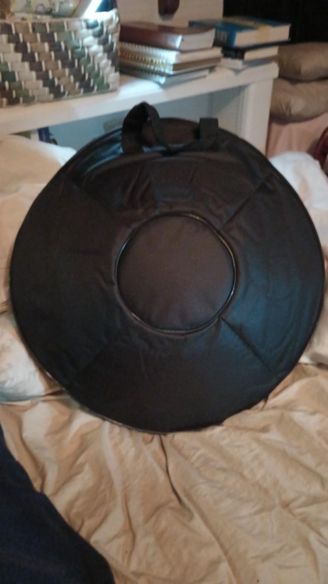 GLADFRESIT 18'' Handpan Drum 9 Notes 440Hz Purple Red with Stand, Carry Bag, Two Mallets and Dust Cover for Meditation Yoga Beginners customer photo 1
