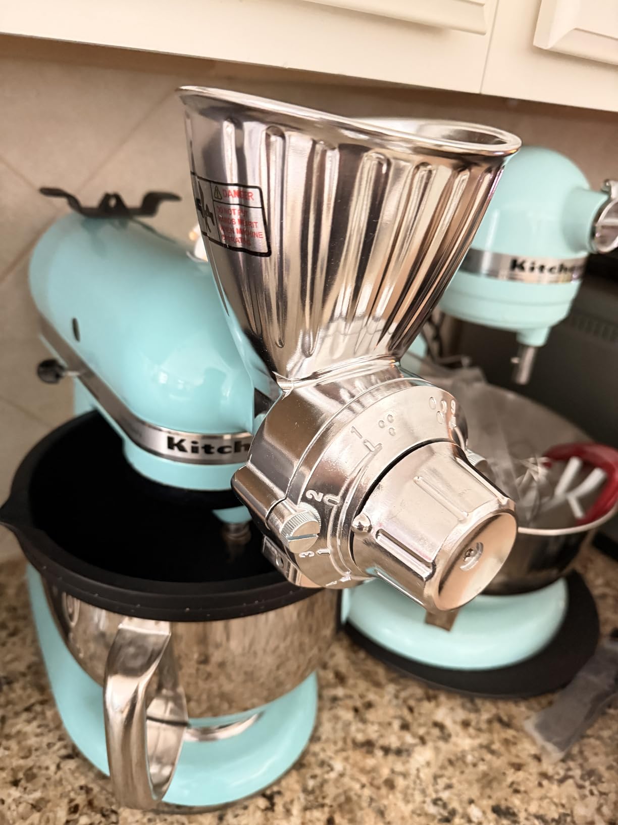 Grain Mill Attachment for KitchenAid, Food-Grade All-Metal 9 Levels customer photo 2