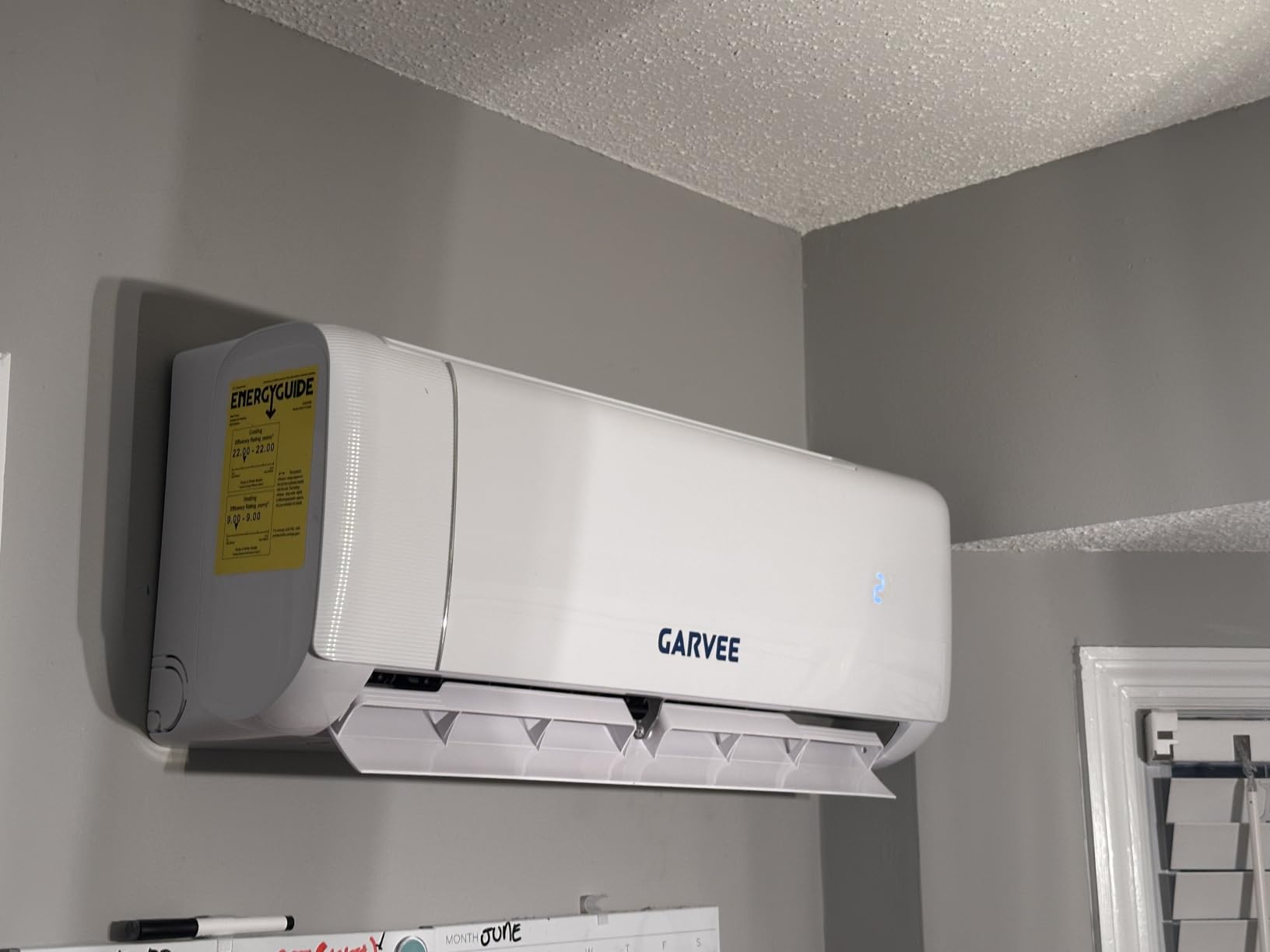 Garvee 9,000 BTU Mini Split Air Conditioner with Heat Pump, 18.5 SEER, Cools Up to 750 Sq. Ft, Energy Efficient Inverter AC with Installation Kit & Remote, Ductless AC Unit with Pre-Charged Condenser customer photo 2