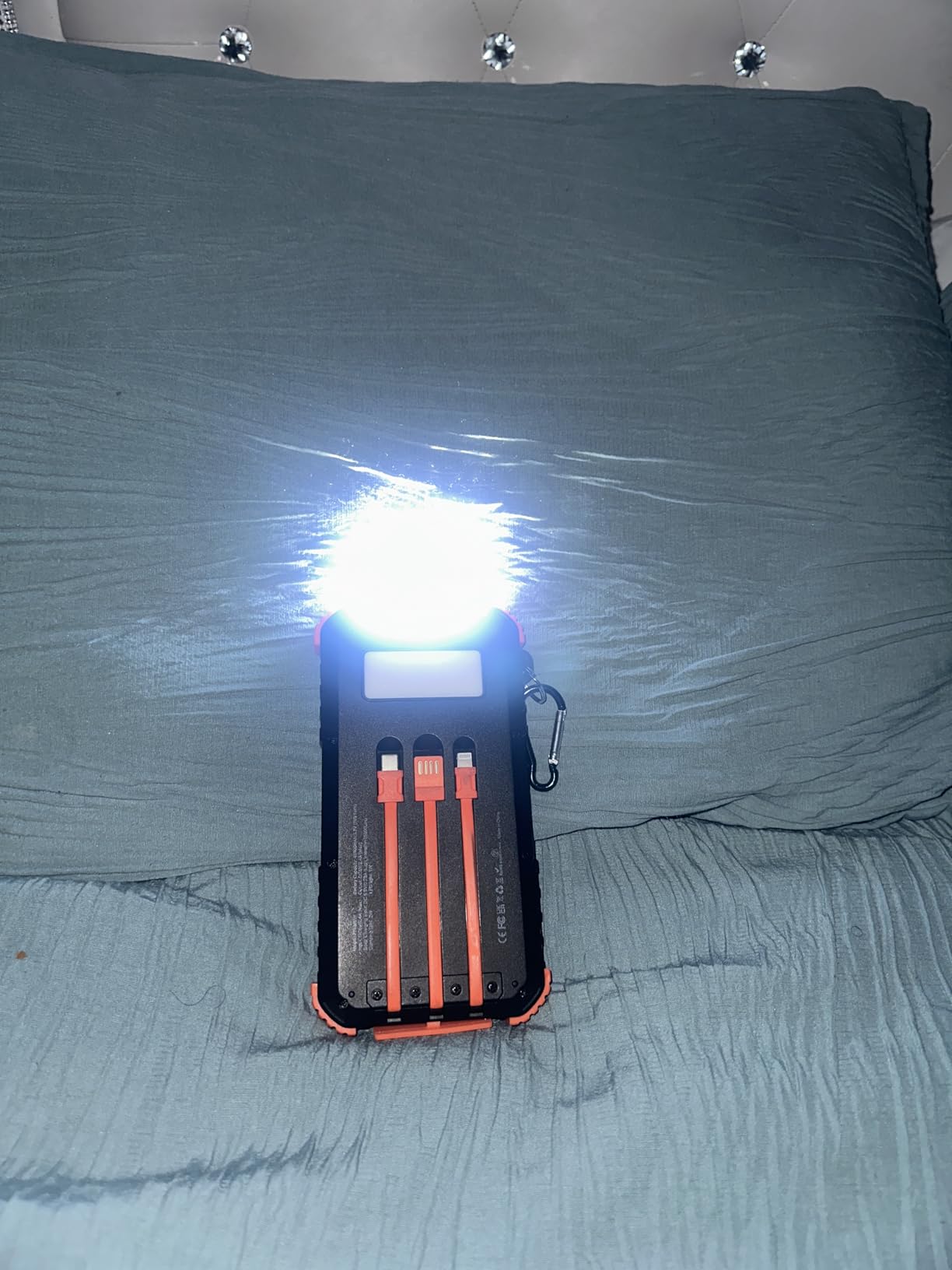 Solar Charger Power Bank 20000mAh Fast Battery Pack for Cell Phones customer photo 1
