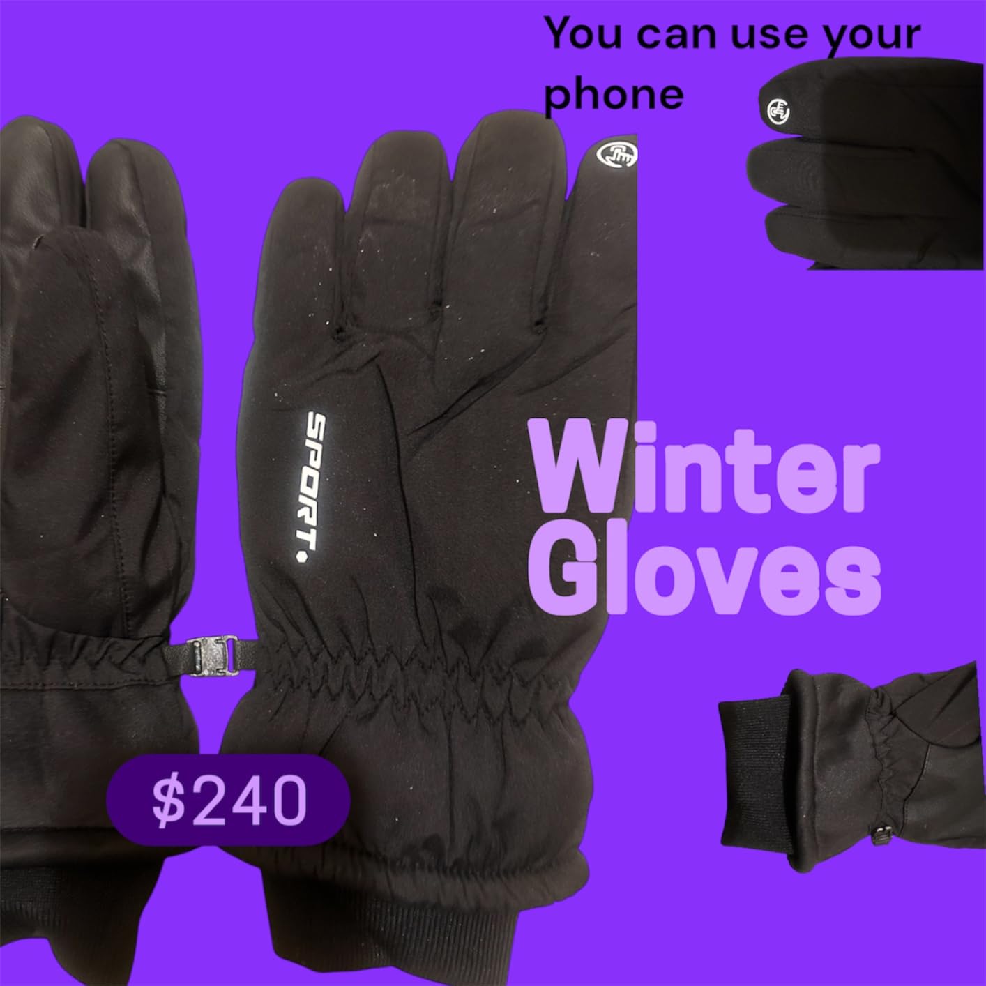 TRENDOUX Winter Gloves for Men Warm: 3M Thinsulate -20℉ Windproof Waterproof Ski Women Glove with Touchscreen Thermal Lining Anti-Slip for Work Cycling Motorcycle Snowboarding customer photo 2