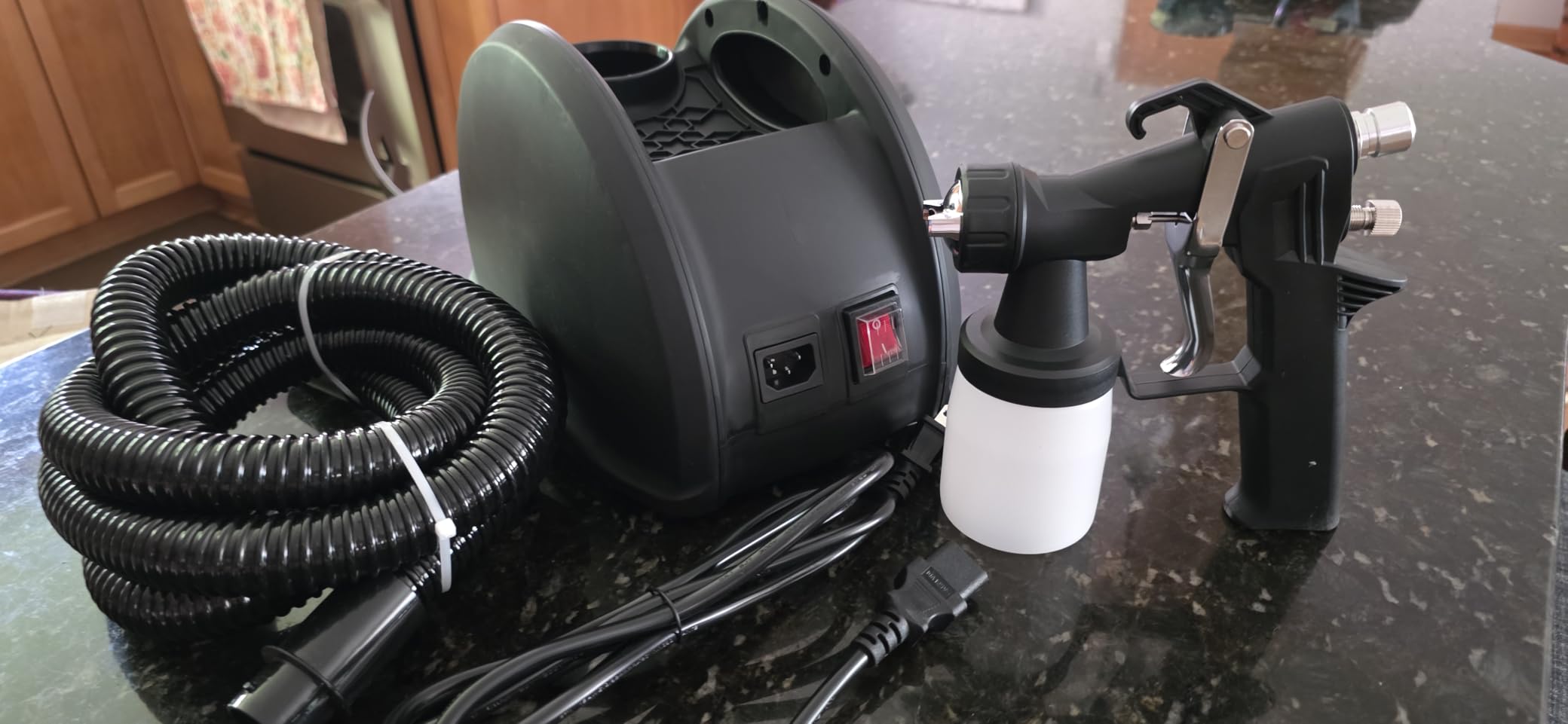 Spray Tan Machine HVLP Gun for Mobile Salon, at Home & Professional Use customer photo 1