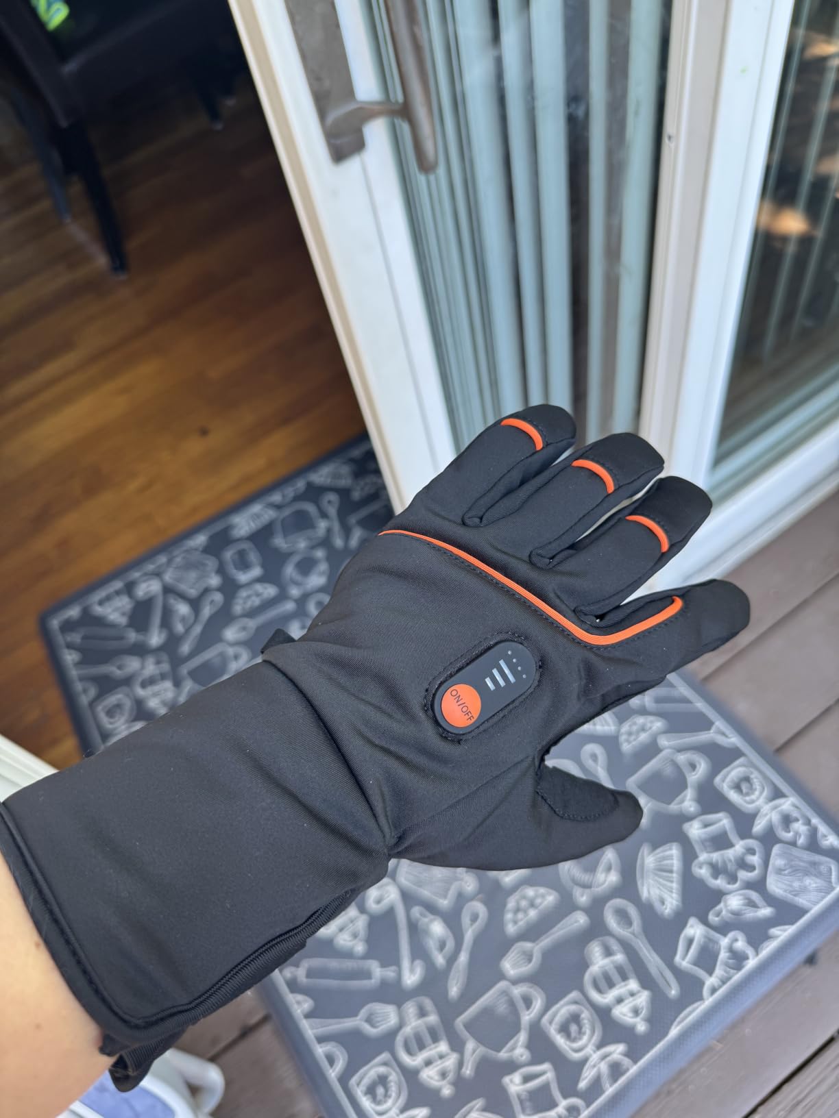 Heated Gloves for Men Women, Rechargeable Heated Ski Gloves, Waterproof Touchscreen Electric Heating Gloves for Winter Outdoor Work Skiing Cycling Hiking Hunting Camping Fishing customer photo 2