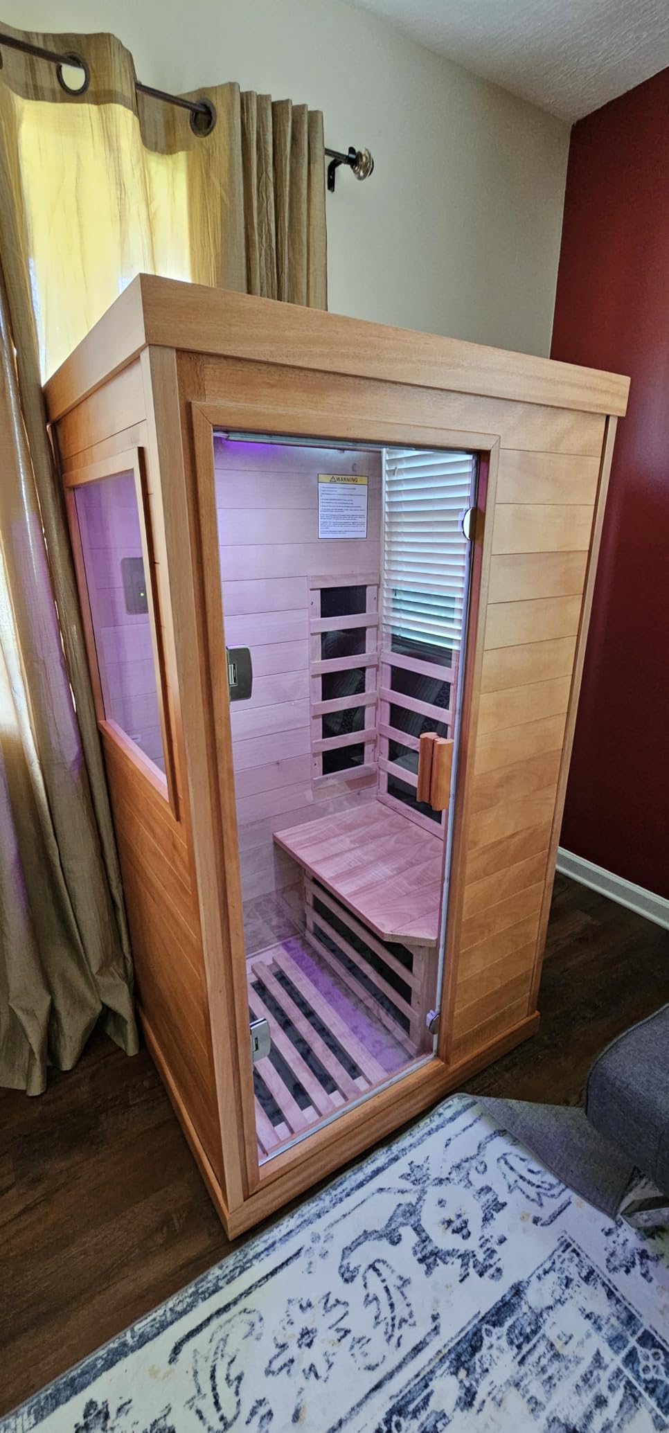 OUTEXER 2-3 Person Steam Sauna Traditional Saunas 240V 3KW Home Spa Room customer photo 1