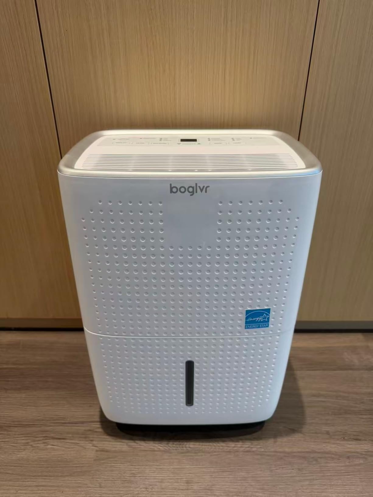 6000 Sq.Ft. Energy Star Dehumidifier for Basement, Max 100Pint/Day Smart WiFi Dehumidifier with Drain Hose, Voice & APP Control, Adjustable Humidistat for Home, Bedroom, Bathroom, Garage, RV(White) customer photo 2