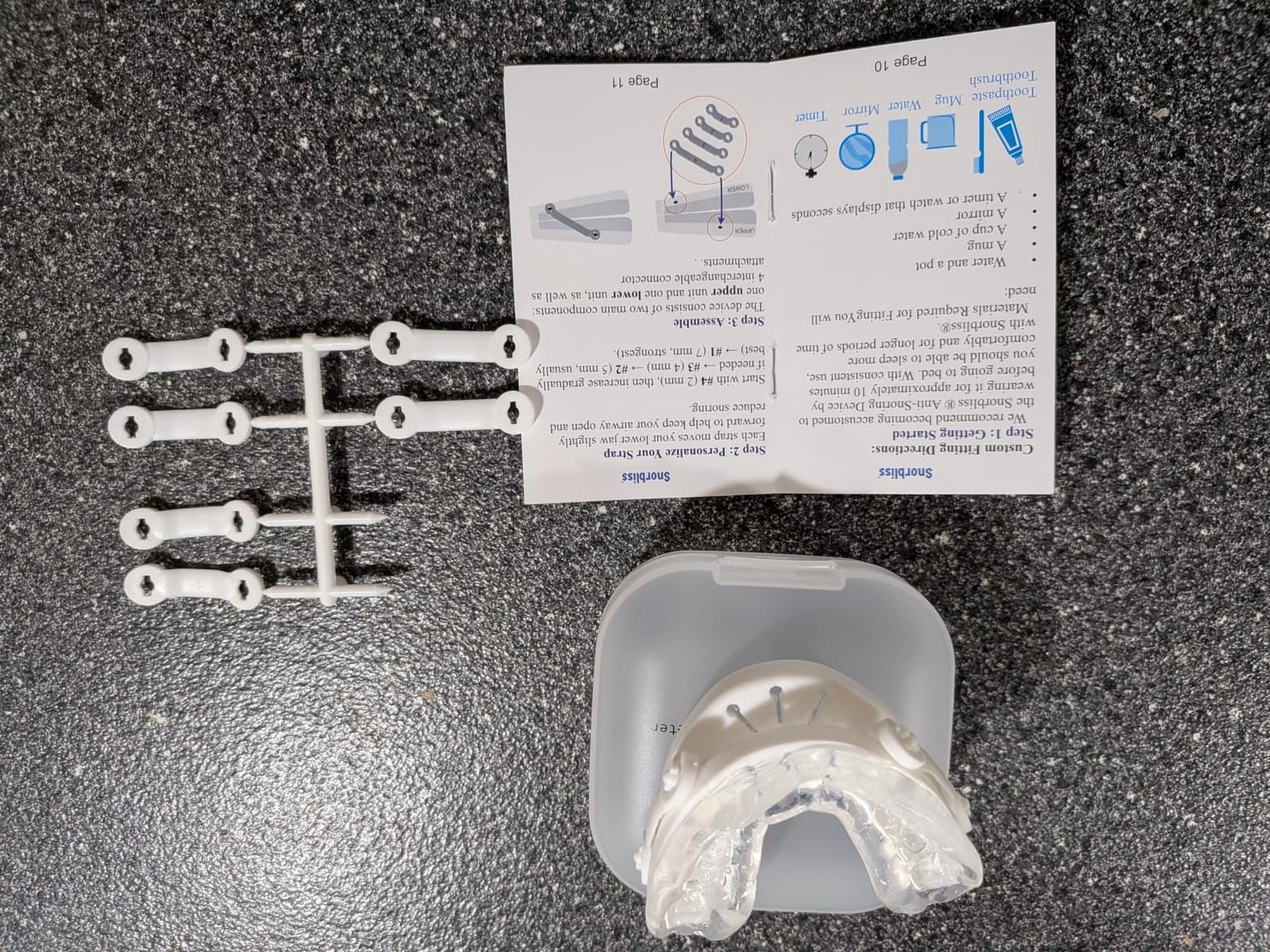 FDA Cleared Anti Snoring Device | Most Comfortable Snoring Solution, Custom Fit Boil and Bite Mouthpiece, Mandibular Advancement Device for Sleeping, Adjustable Snore Mouth Guard customer photo 2