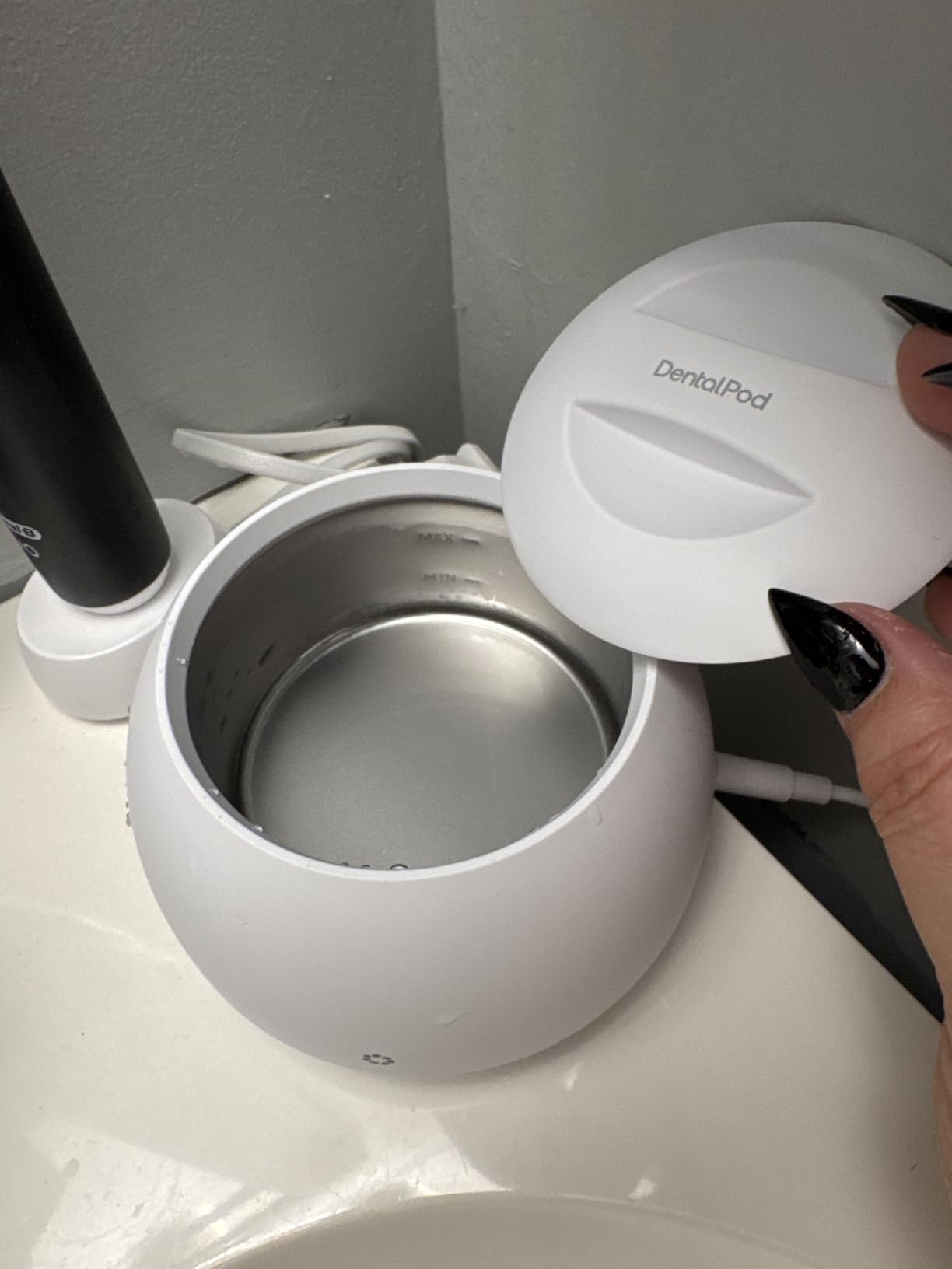 Zima Dental Pod: Ultrasonic Cleaner Machine for Retainers, Aligners, Mouth Guards, Night Guards, dentures & Braces. Award Winning, Engineered for Oral appliances. customer photo 1