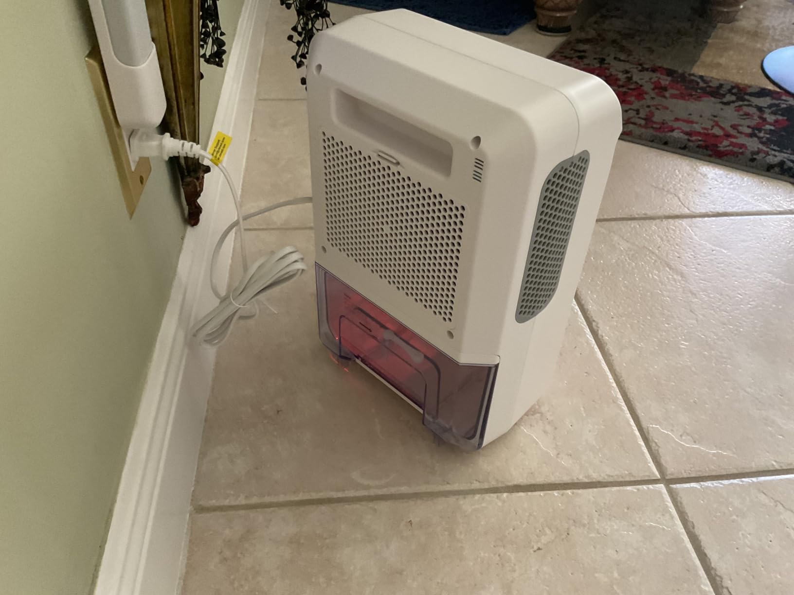 CLEVAST Small Dehumidifier for Bathroom, Bedroom, Quiet Operation, Portable customer photo 1
