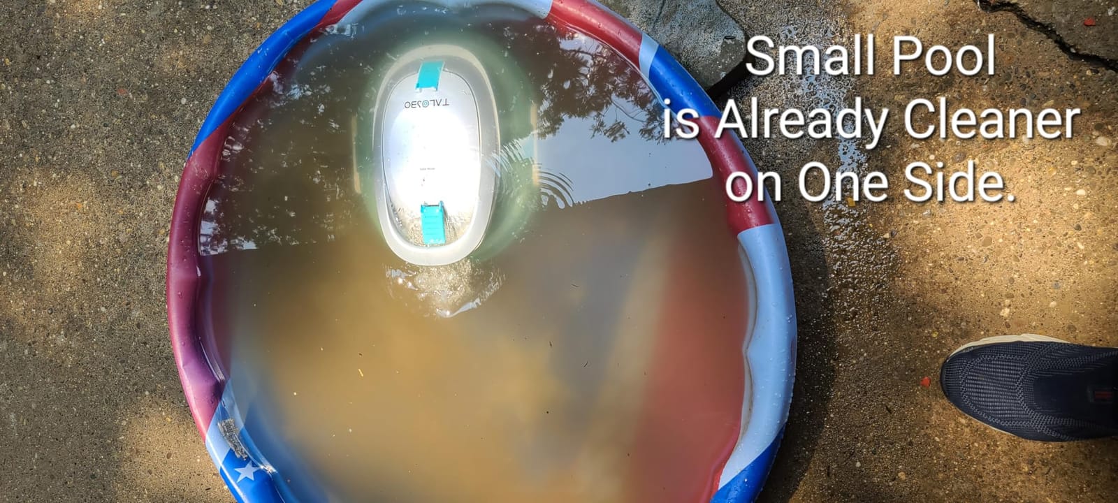 S2 Pool Vacuum Robot for Above Ground Pools, 90-Min Runtime, 861 Sq.Ft Coverage, Cordless Operation, Efficient Cleaning Performance, Dual-Layer Filtration, Panda Black customer photo 1