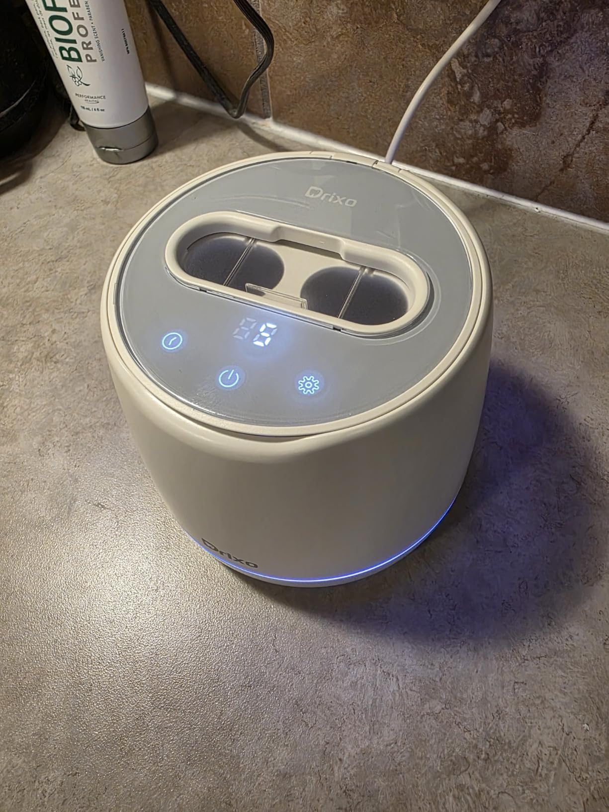 Drixo Ultrasonic Retainer Cleaner Machine, 45kHz Cleaner, Arctic White customer photo 1