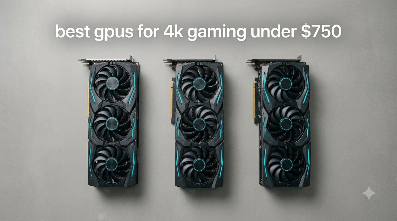 best gpus for 4k gaming under $750