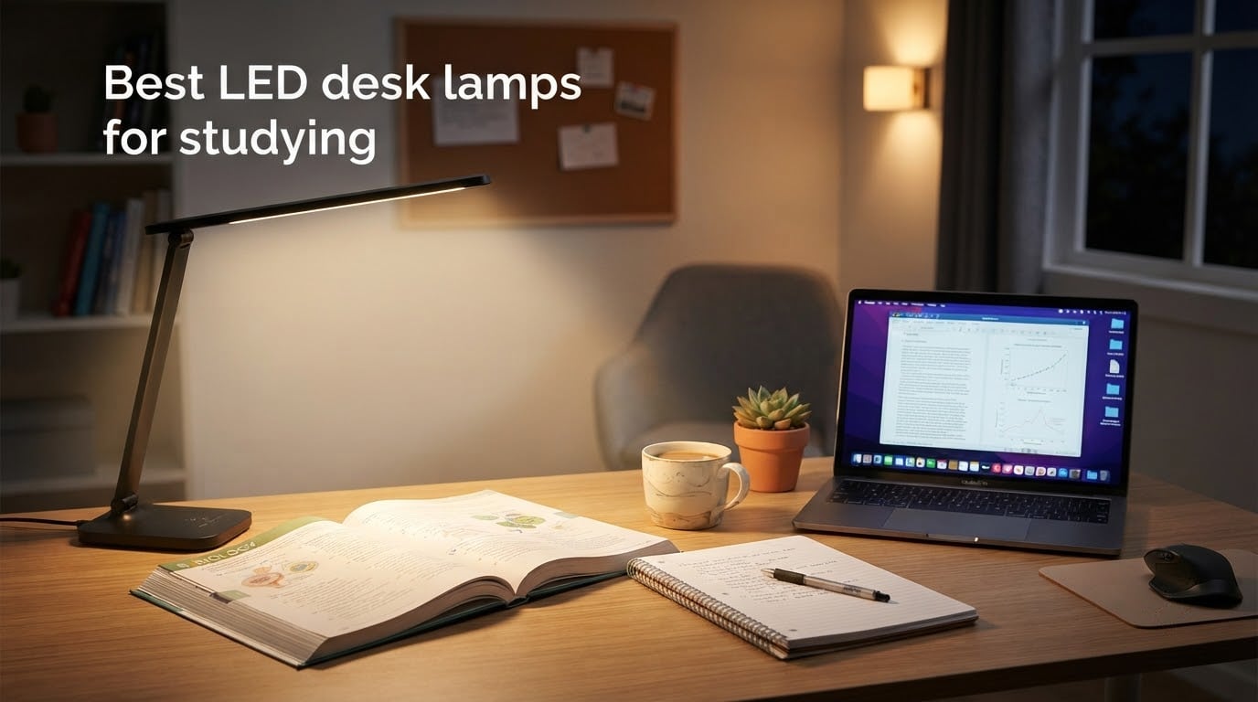 Best LED desk lamps for studying