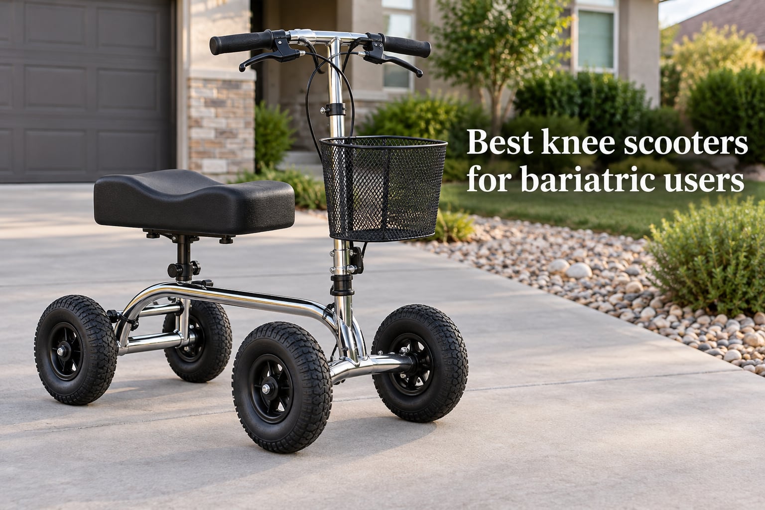 Best knee scooters for bariatric users