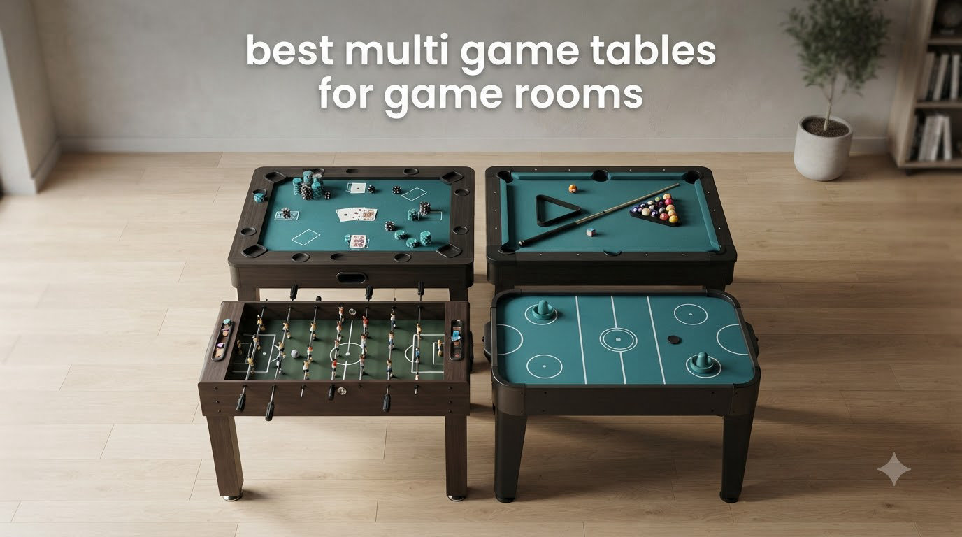 best multi game tables for game rooms