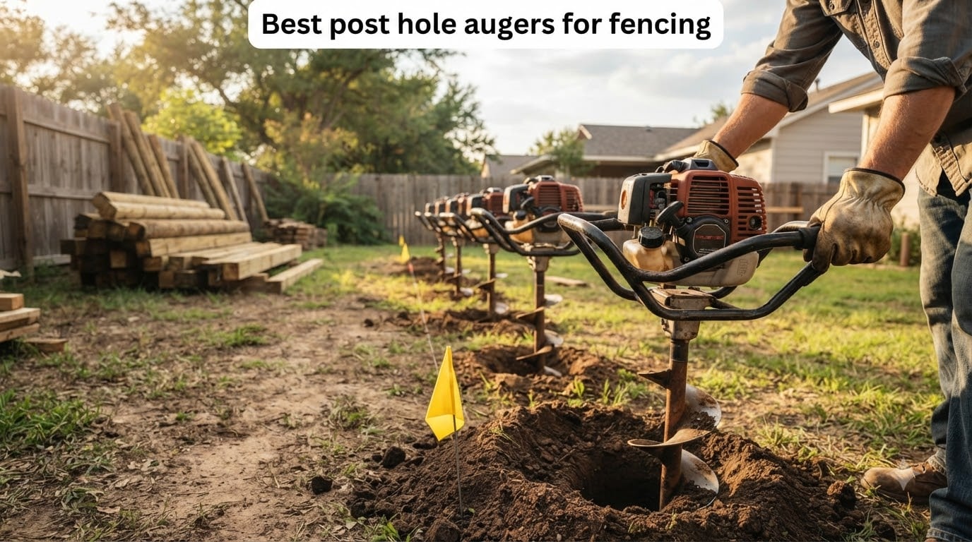 Best post hole augers for fencing