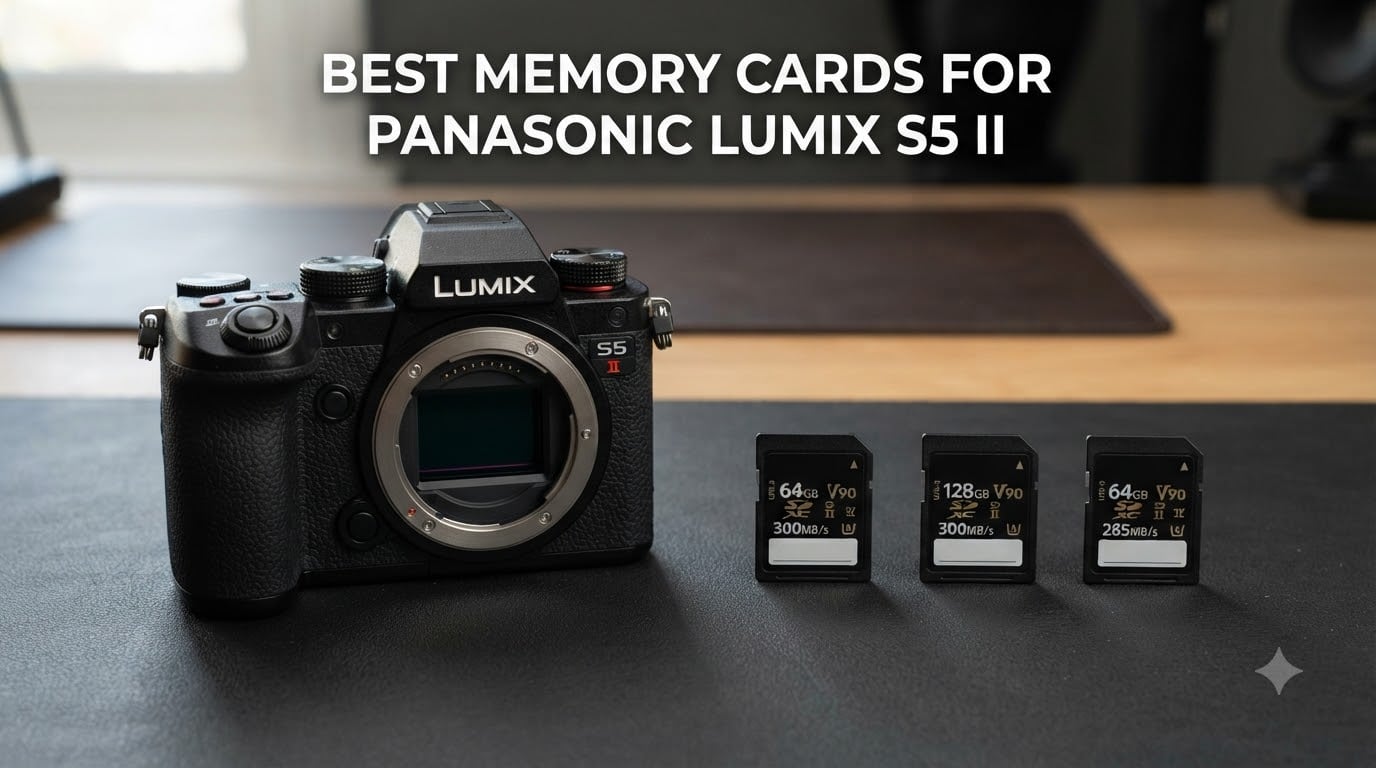 best memory cards for panasonic lumix s5 ii