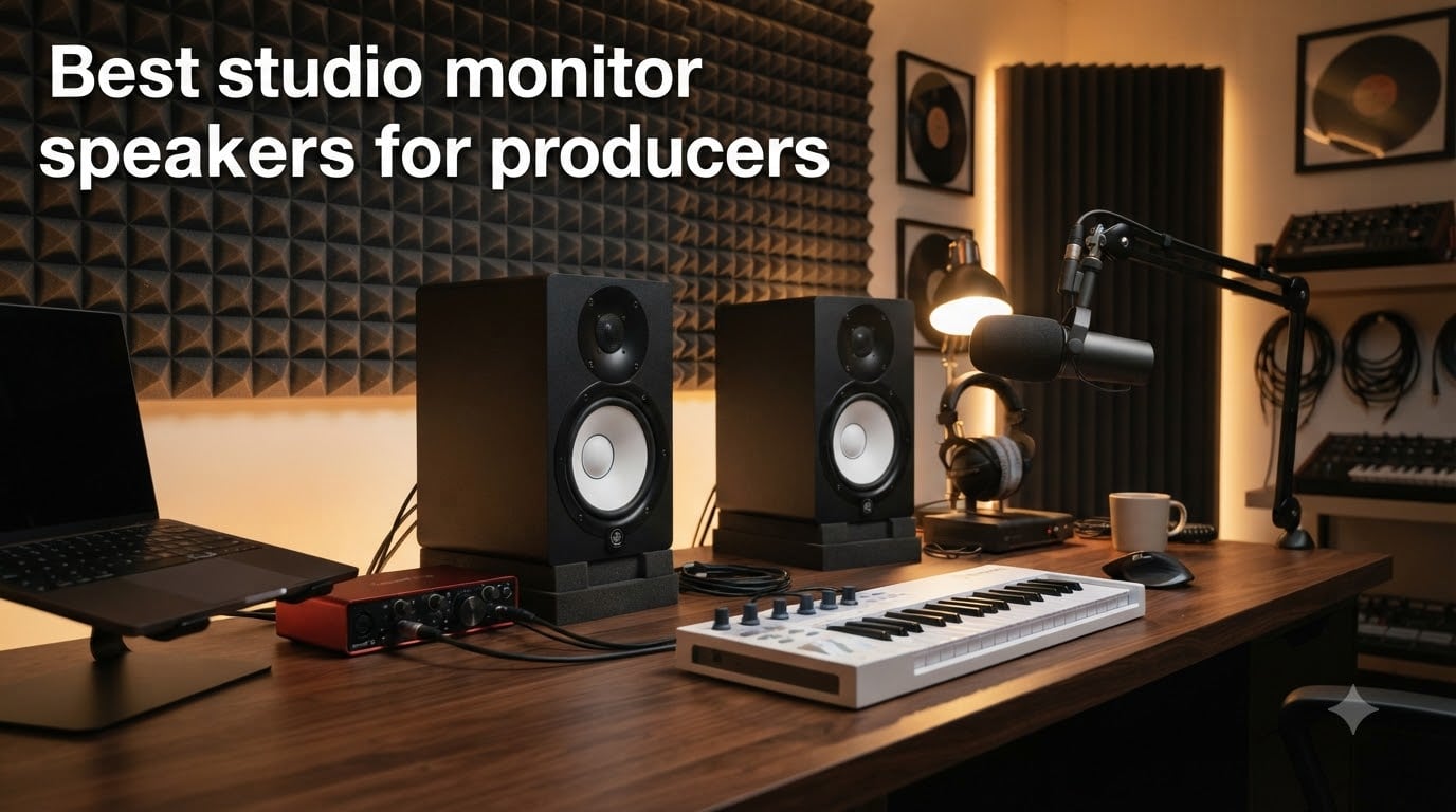 Best studio monitor speakers for producers