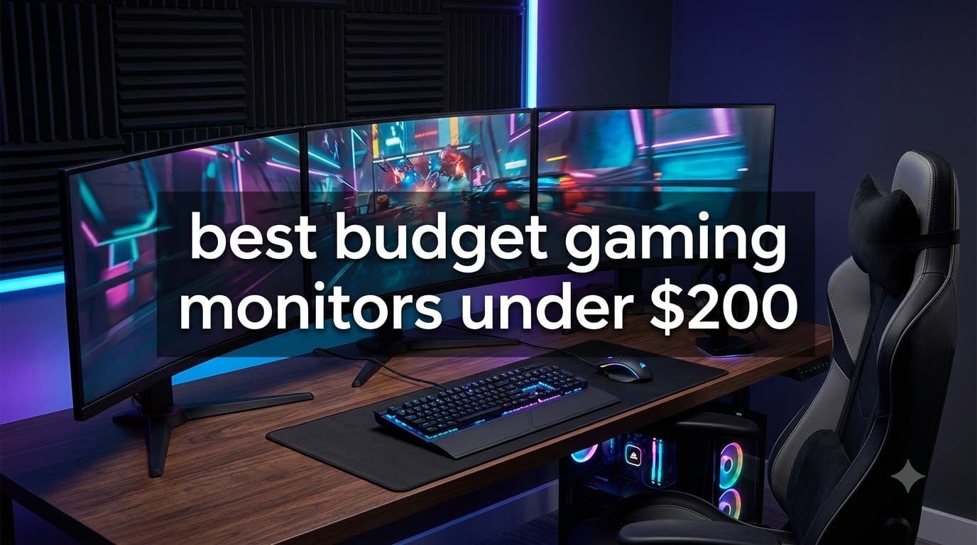 best budget gaming monitors under $200