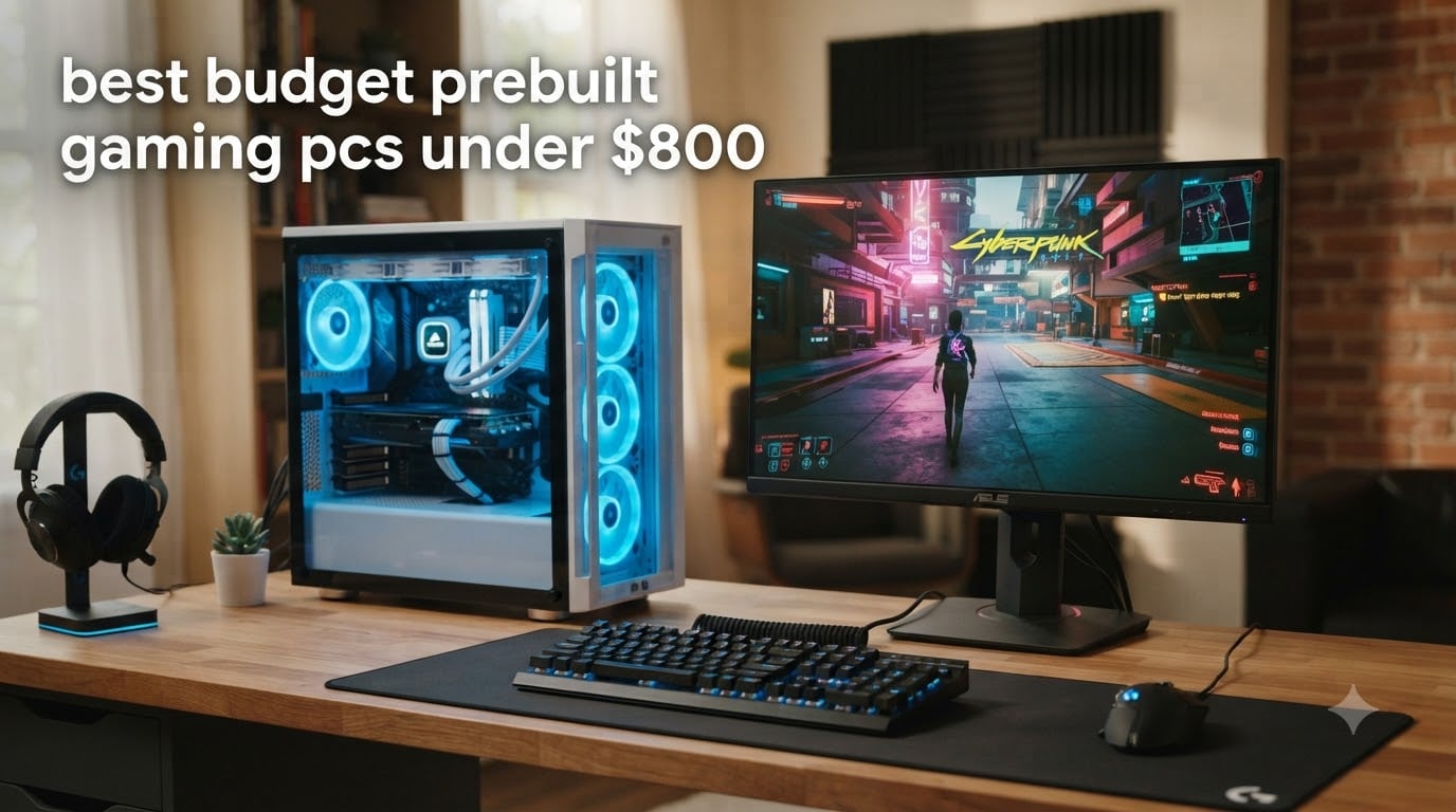 best budget prebuilt gaming pcs under $800