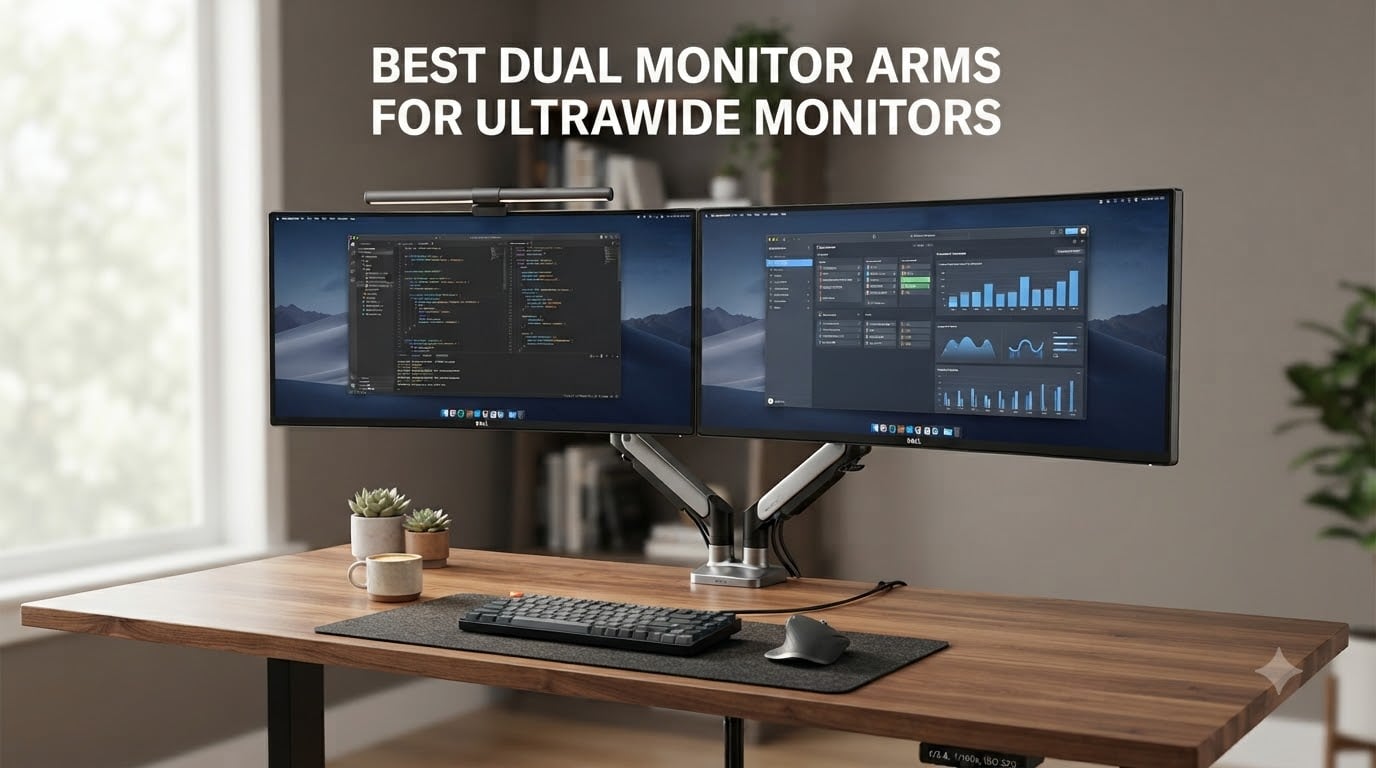 best dual monitors arms for ultrawide monitors