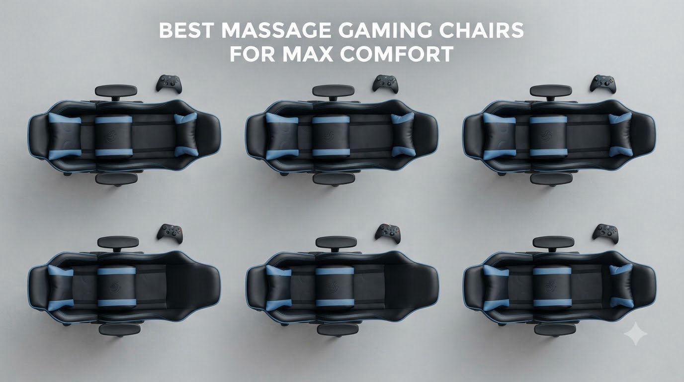 best massage gaming chairs for max comfort