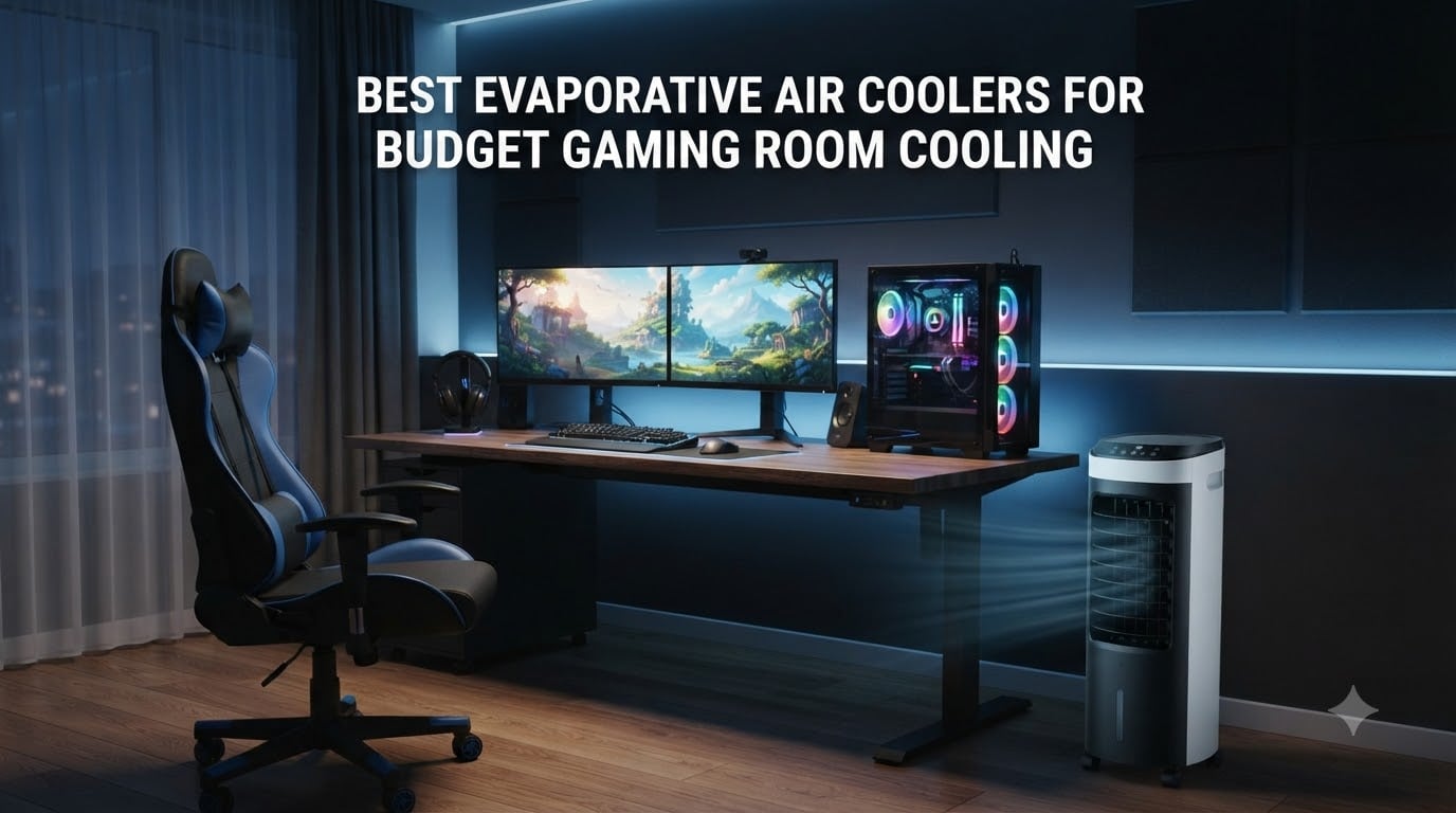 best evaporative air coolers for budget gaming room cooling