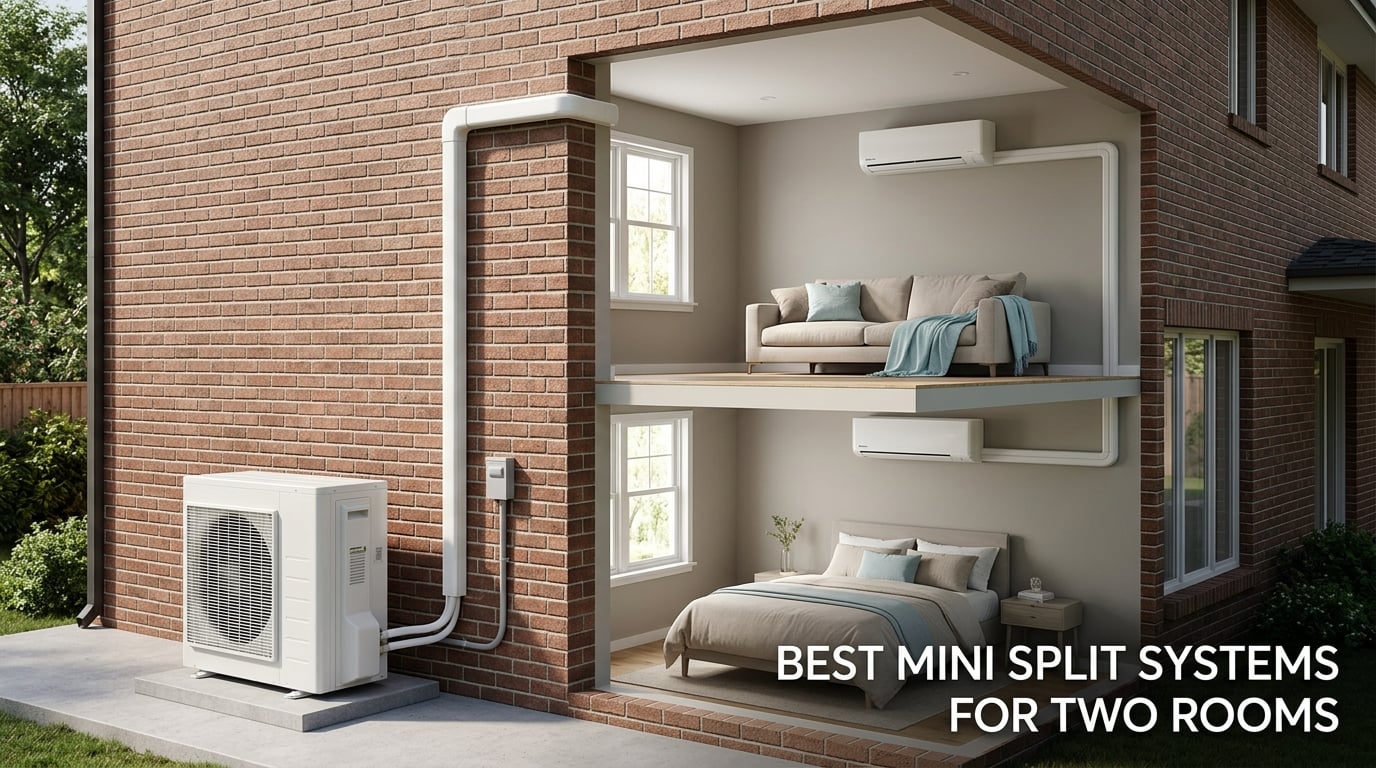 best mini split systems for two rooms