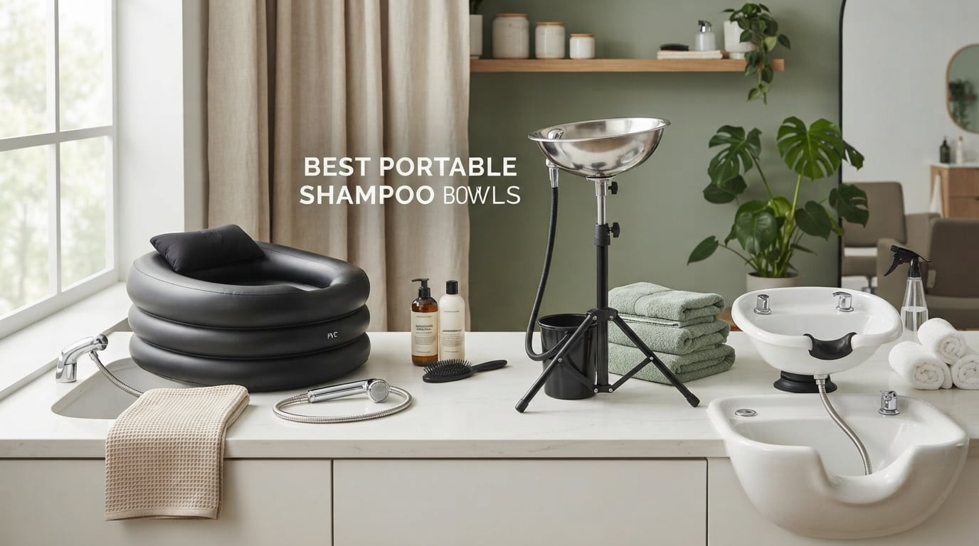 best portable shampoo bowls