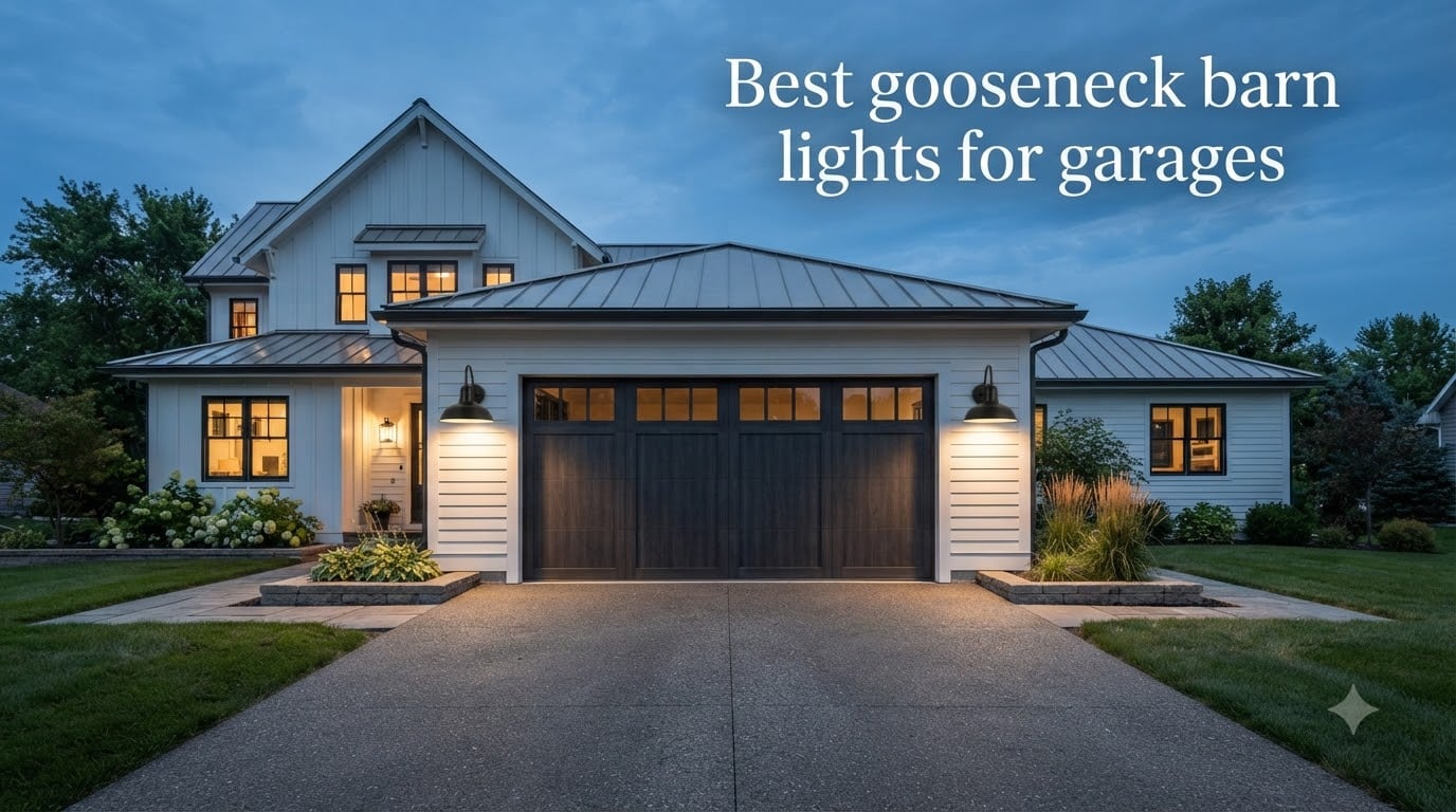 Best gooseneck barn lights for garages