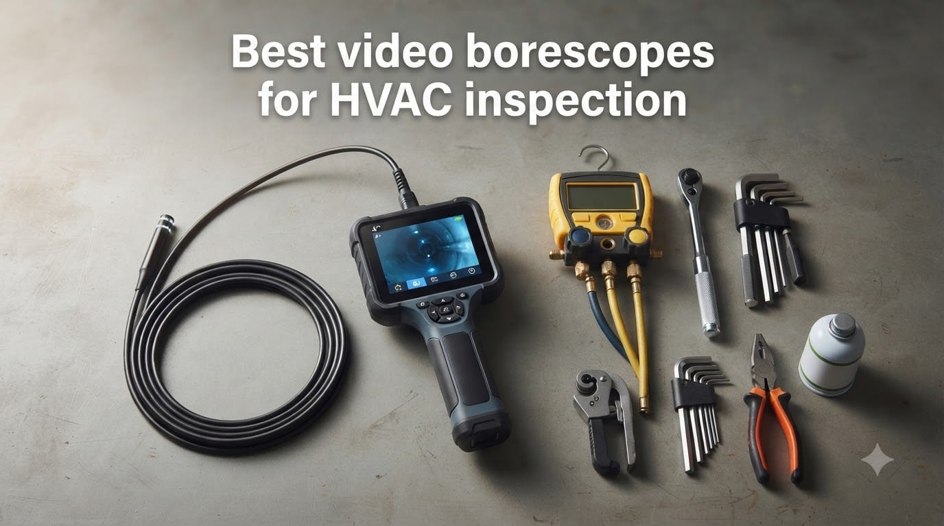 Best video borescopes for HVAC inspection
