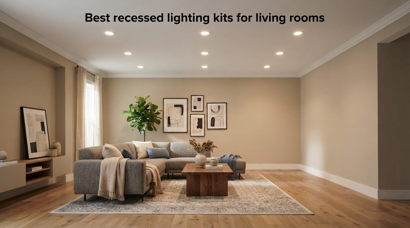 Best recessed lighting kits for living rooms