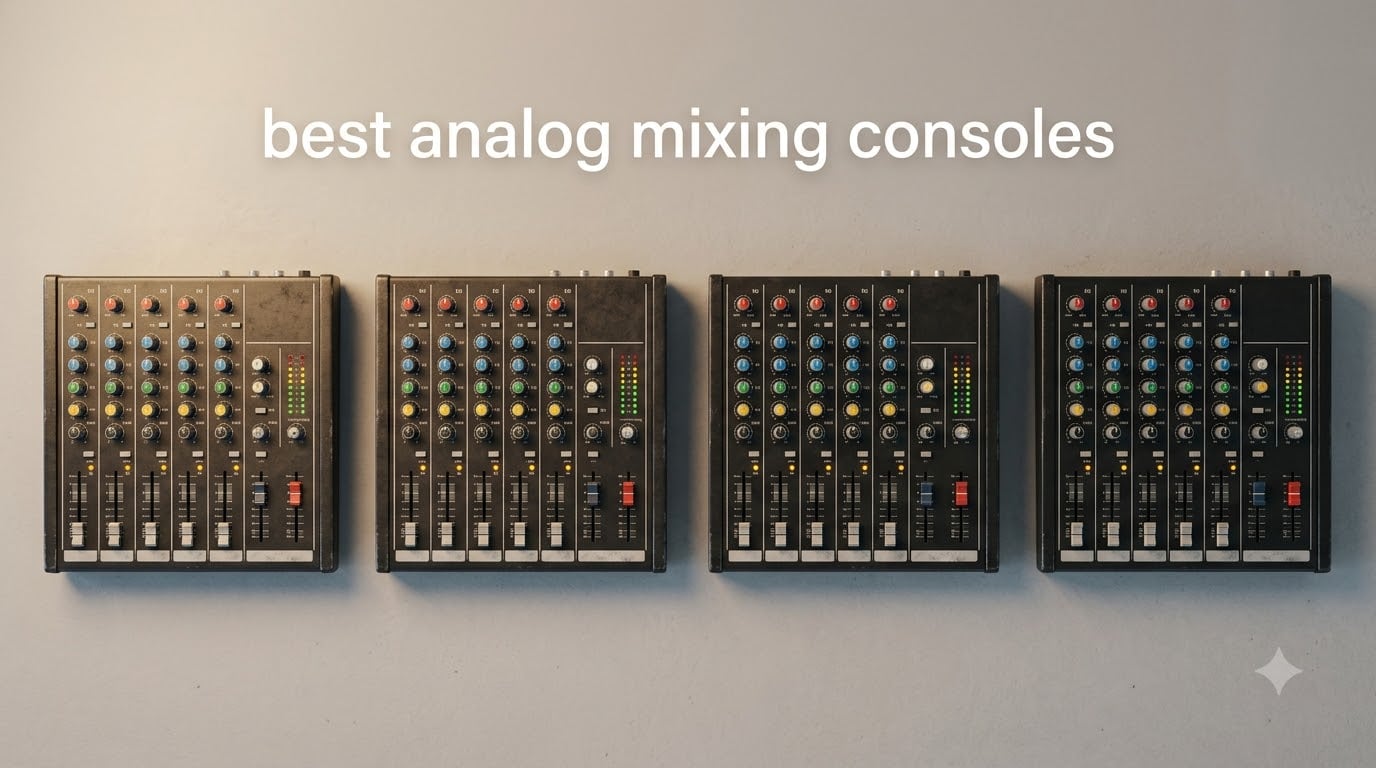 best analog mixing consoles