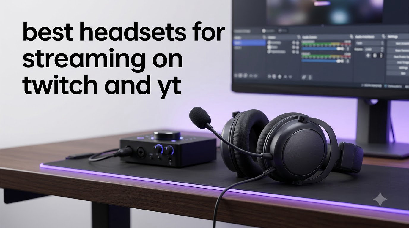 best headsets for streaming on twitch and yt