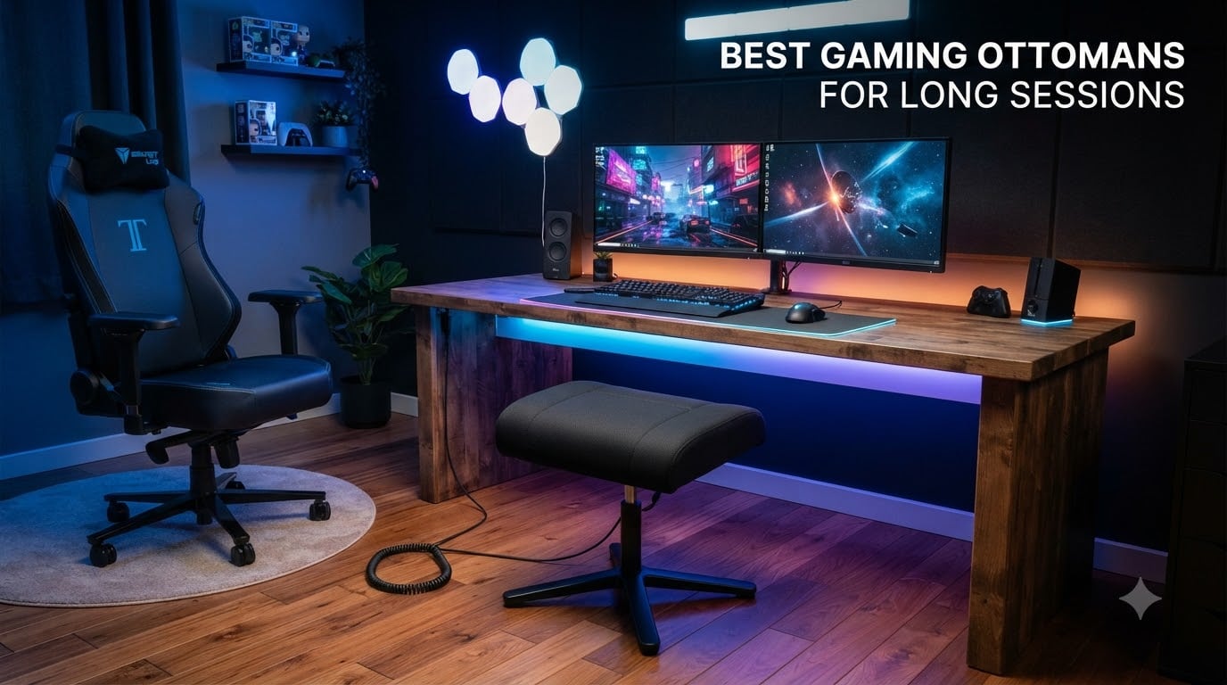 best gaming ottomans for long sessions
