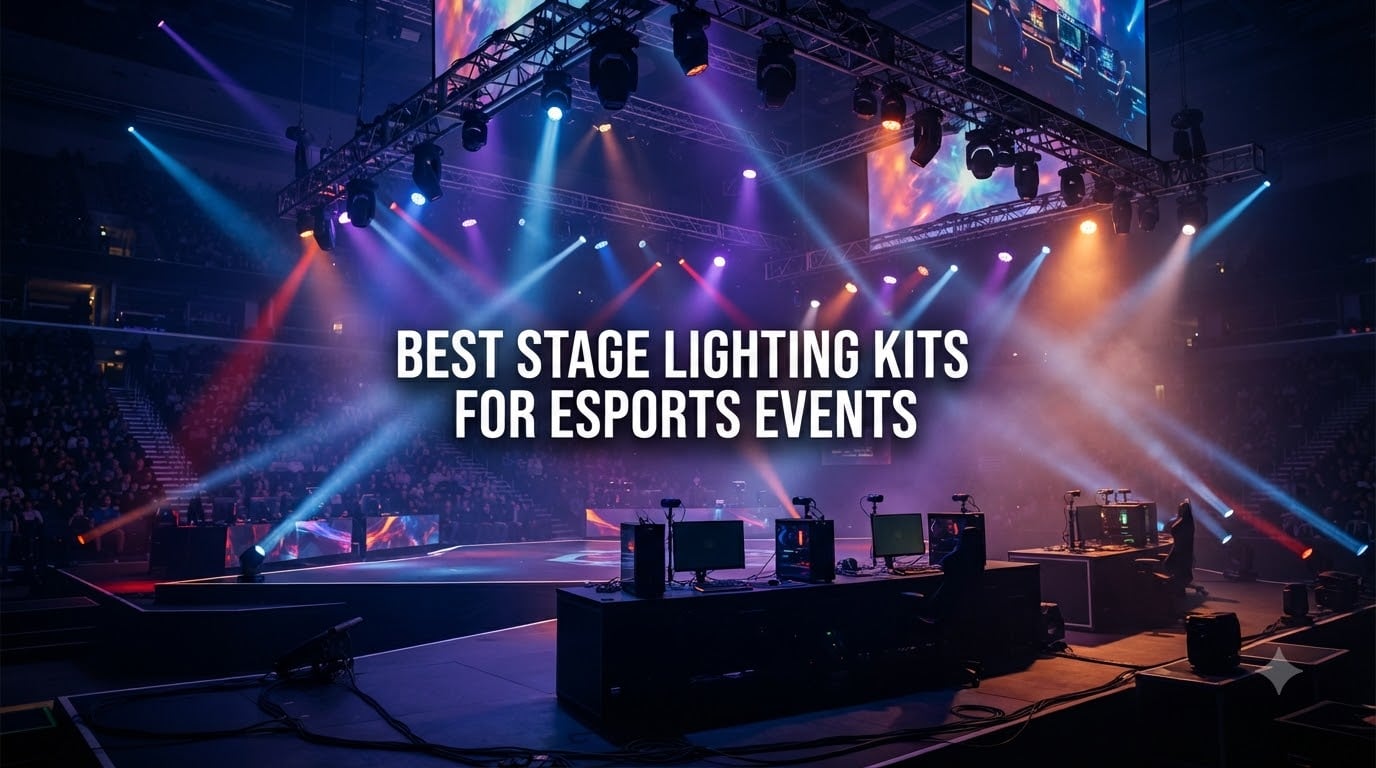 best stage lighting kits for esports events