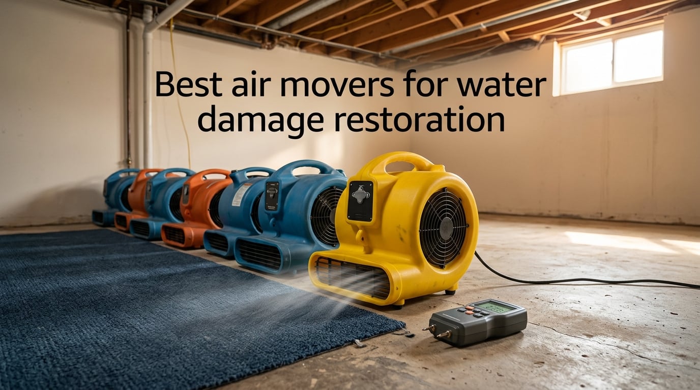 Best air movers for water damage restoration