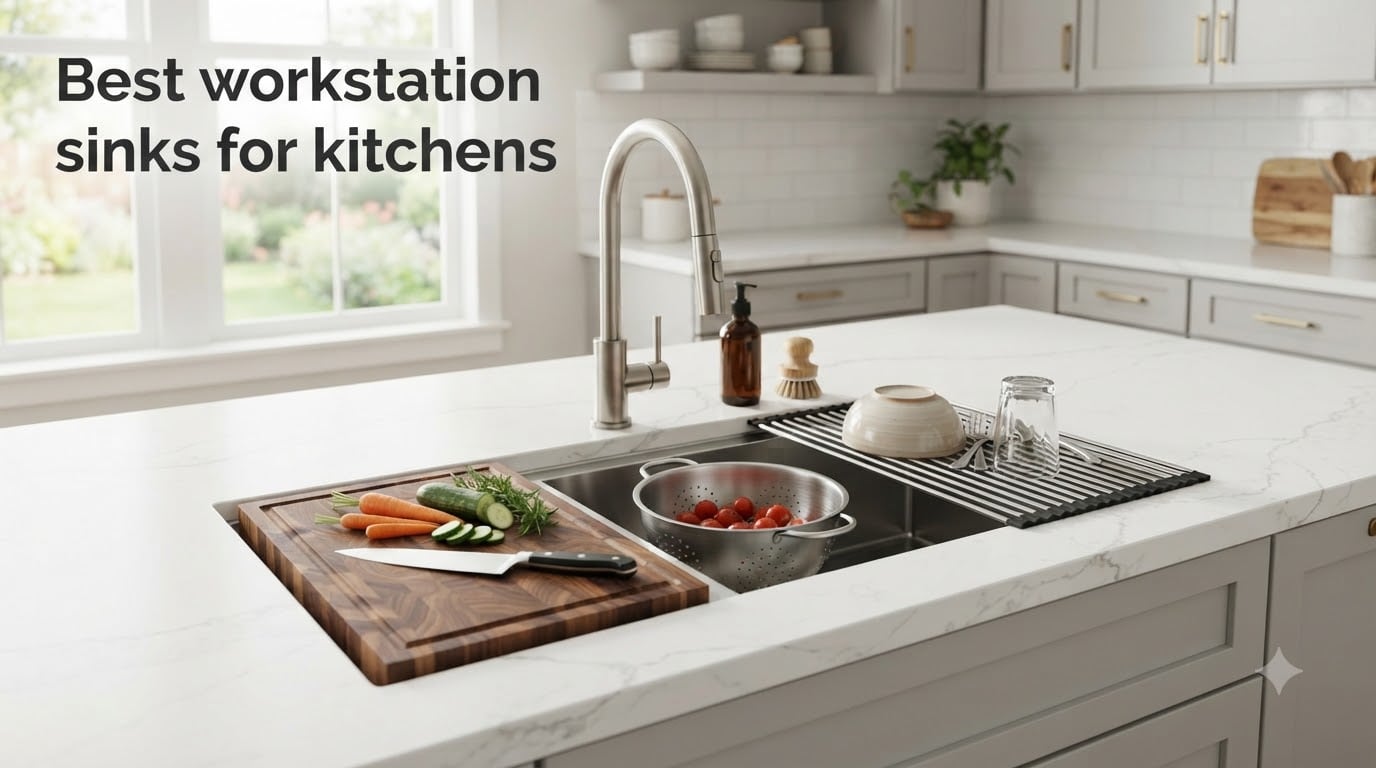 Best workstation sinks for kitchens