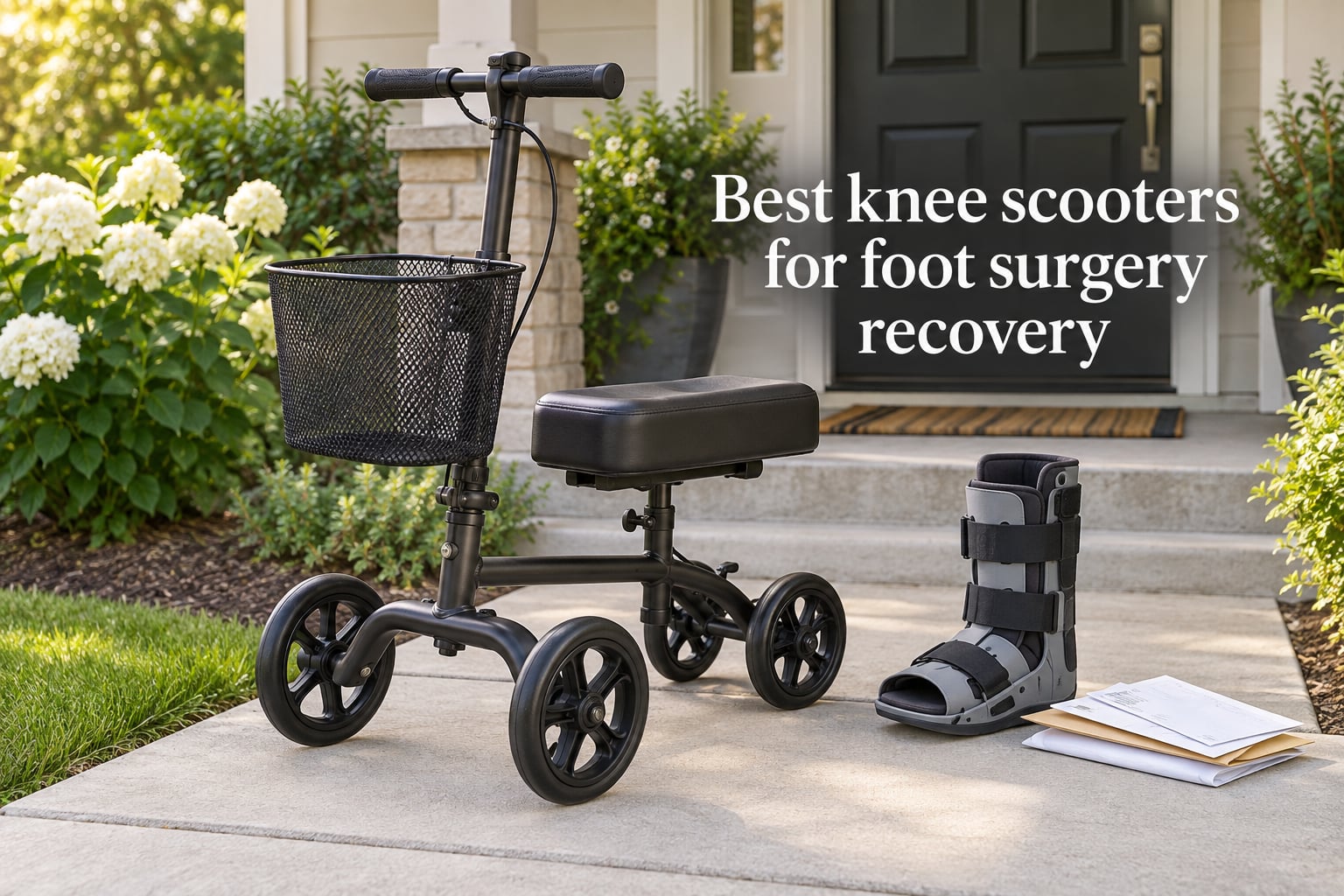 Best knee scooters for foot surgery recovery