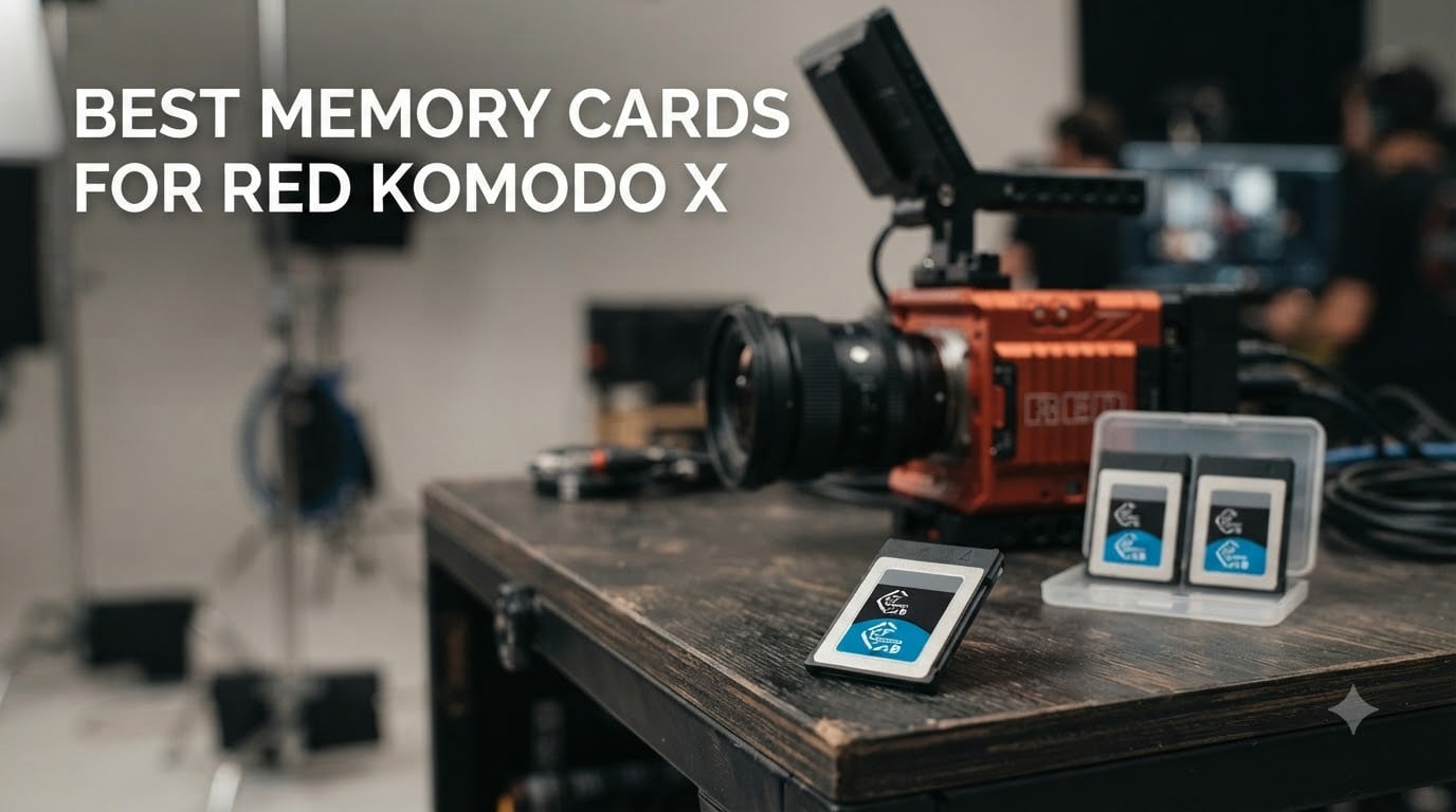 best memory cards for red komodo x