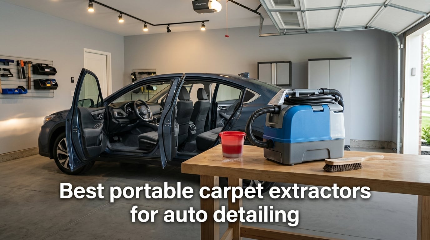 Best portable carpet extractors for auto detailing