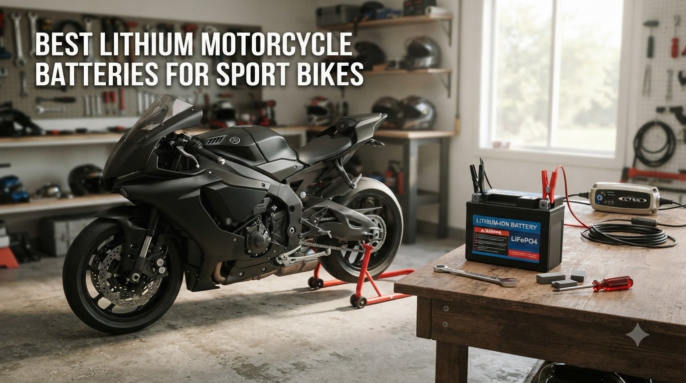 Best lithium motorcycle batteries for sport bikes